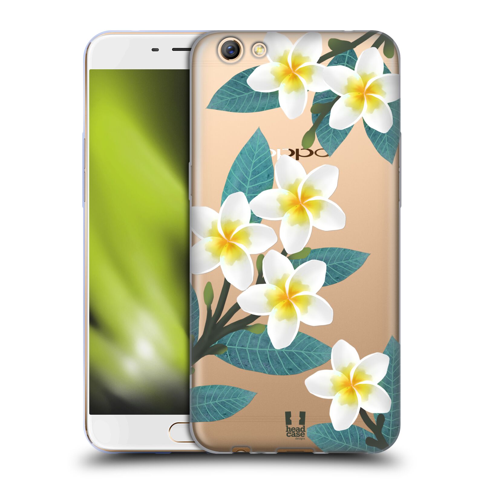 FUNDA HEAD CASE DESIGNS ACUARELA FLORES 2 GEL SUAVE PARA TELÉFONOS OPPO - Imagen 11 de 12