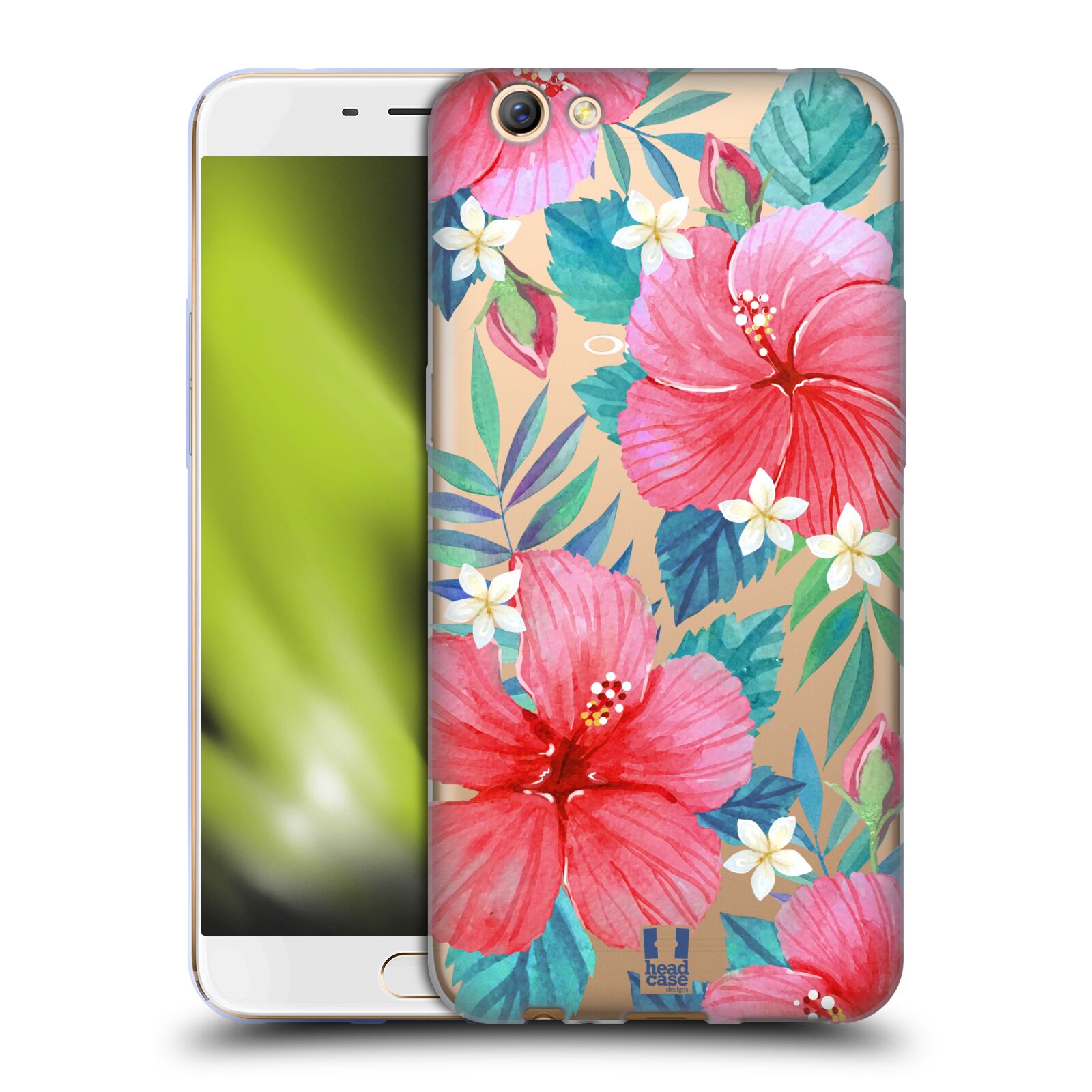 FUNDA HEAD CASE DESIGNS ACUARELA FLORES 2 GEL SUAVE PARA TELÉFONOS OPPO - Imagen 12 de 12