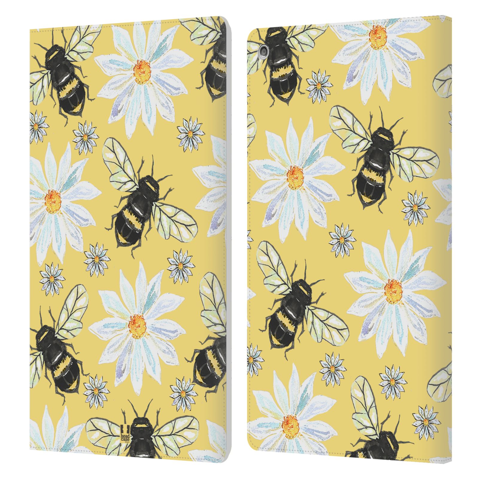 FUNDA BILLETERA HEAD CASE DESIGNS CON DIBUJO DE ACUARELA INSECTOS PARA AMAZON FIRE - Imagen 7 de 10