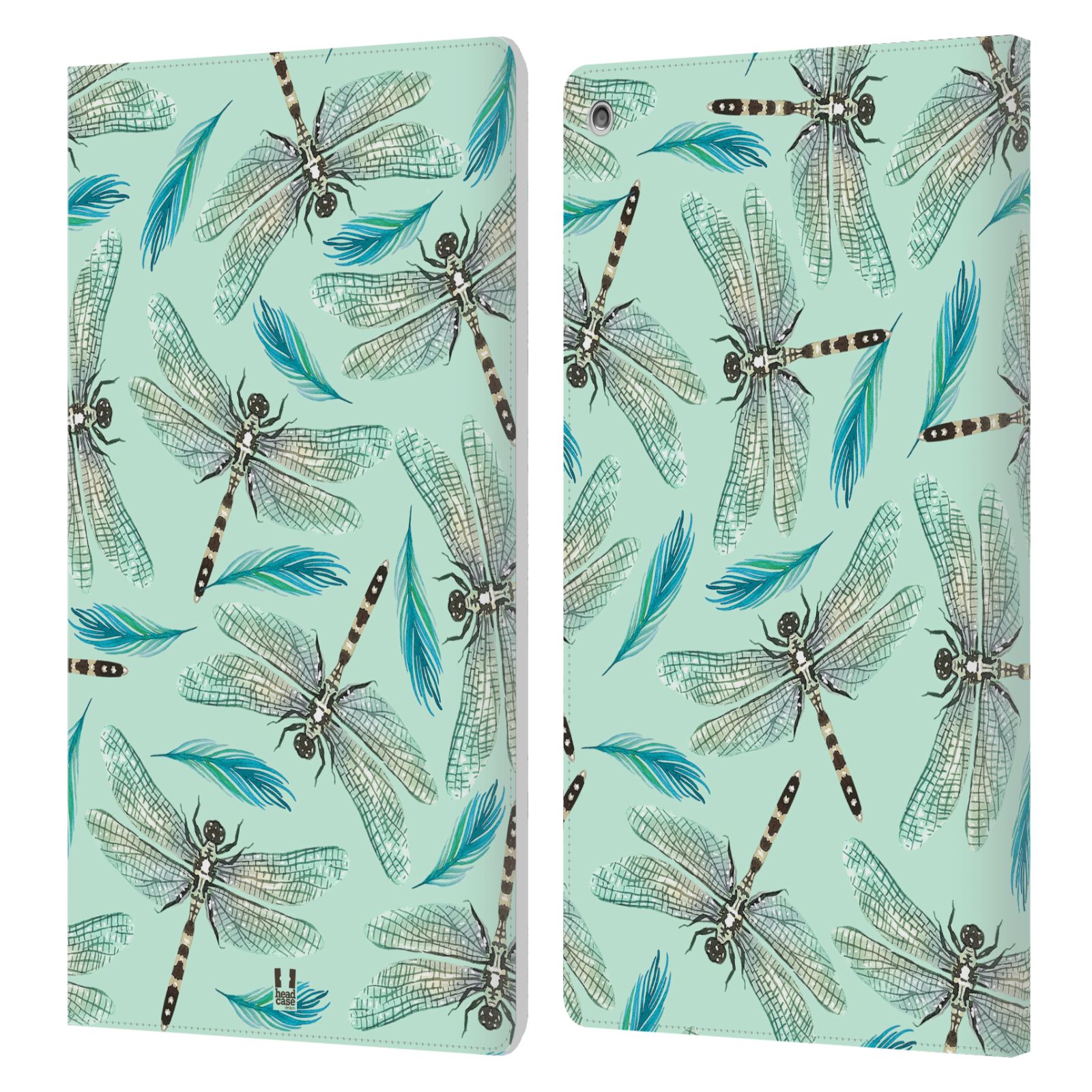 FUNDA BILLETERA HEAD CASE DESIGNS CON DIBUJO DE ACUARELA INSECTOS PARA AMAZON FIRE - Imagen 9 de 10