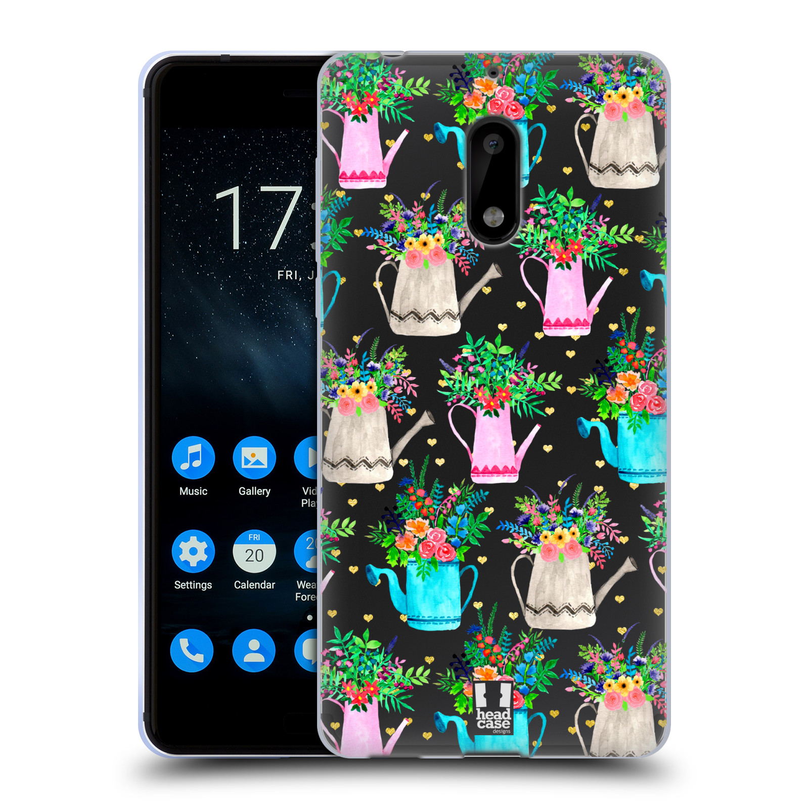 HEAD CASE DESIGNS WATERCOLOUR PLANTS SOFT GEL CASE FOR NOKIA PHONES 1 - Picture 9 of 10