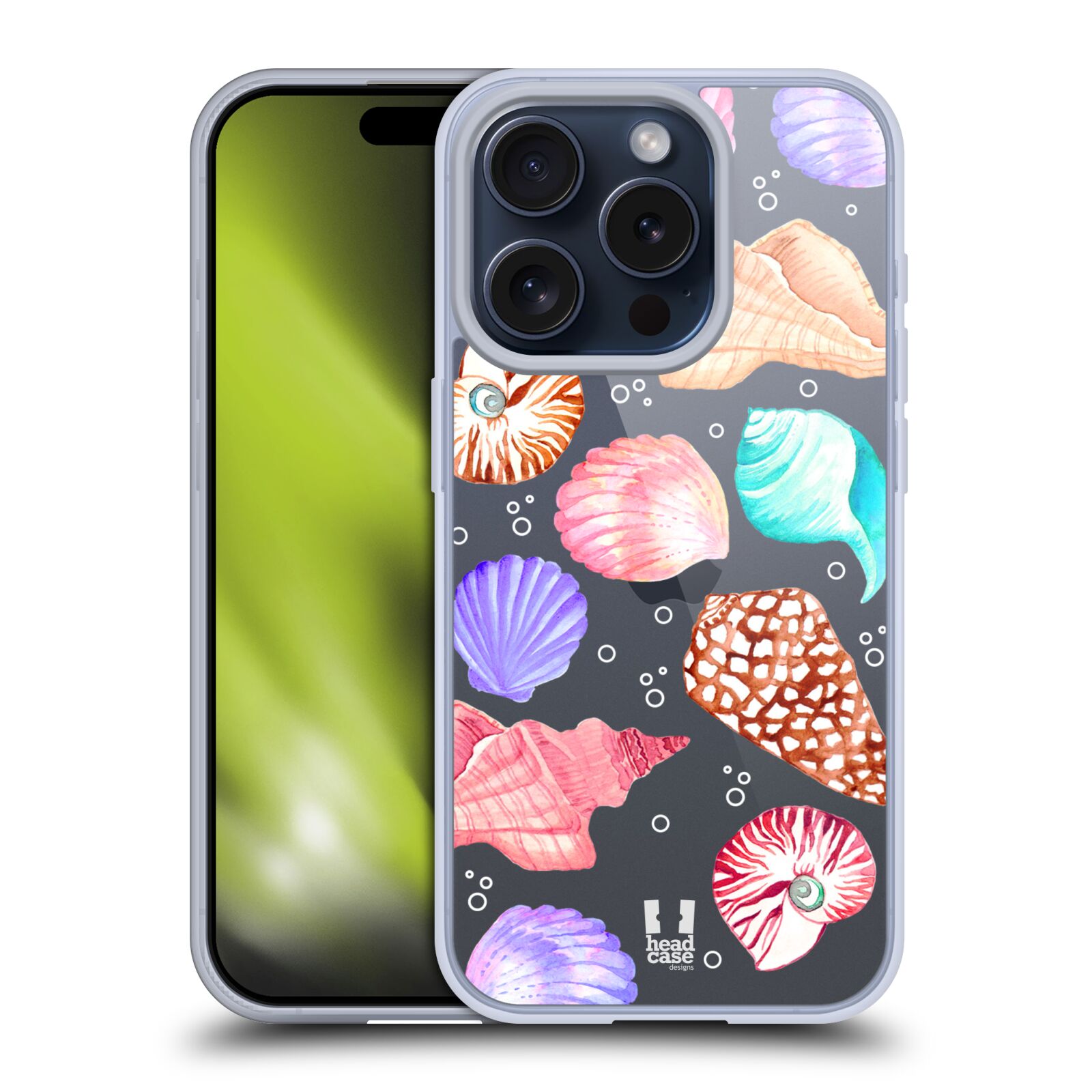 HEAD CASE DESIGNS WASSERFARBENE SEA LIFE WEICHE GEL-HÜLLE FÜR APPLE iPhone HANDYS - Bild 9 von 10