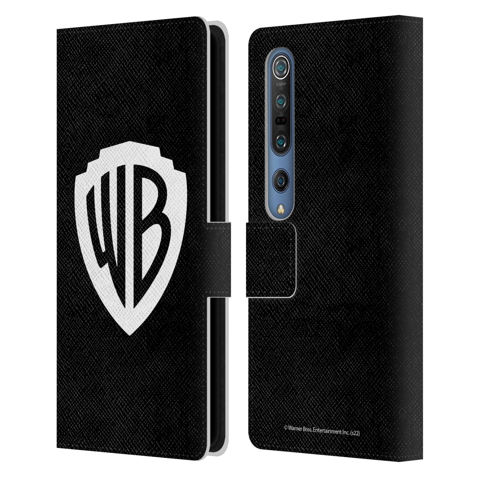 OFFICIAL WARNER BROS. SHIELD LOGO LEATHER BOOK WALLET CASE FOR XIAOMI PHONES