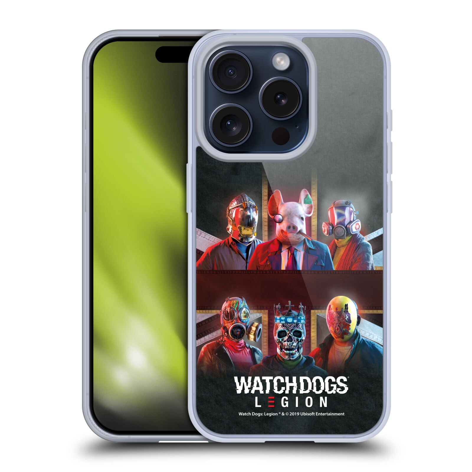 OFFICIAL WATCH DOGS LEGION ARTWORKS SOFT GEL CASE FOR APPLE iPHONE PHONES - Picture 8 of 10
