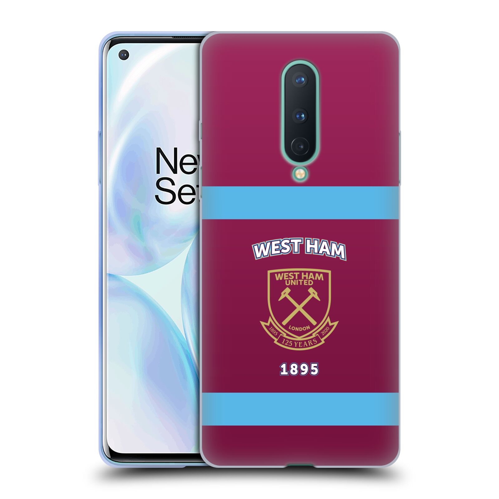 WEST HAM UNITED FC 125 YEAR ANNIVERSARY SOFT GEL CASE FOR GOOGLE ONEPLUS PHONES - Picture 8 of 18