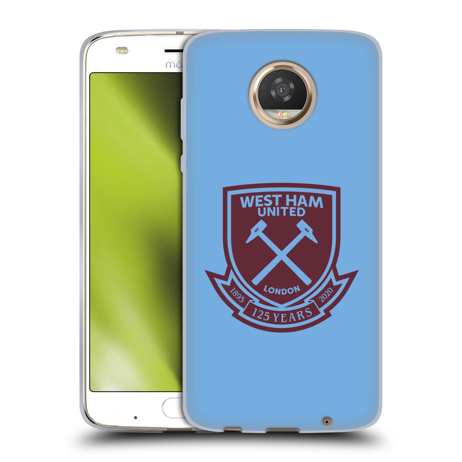 OFFICIAL WEST HAM UNITED FC 125 YEAR ANNIVERSARY GEL CASE FOR MOTOROLA PHONES - Picture 13 of 18