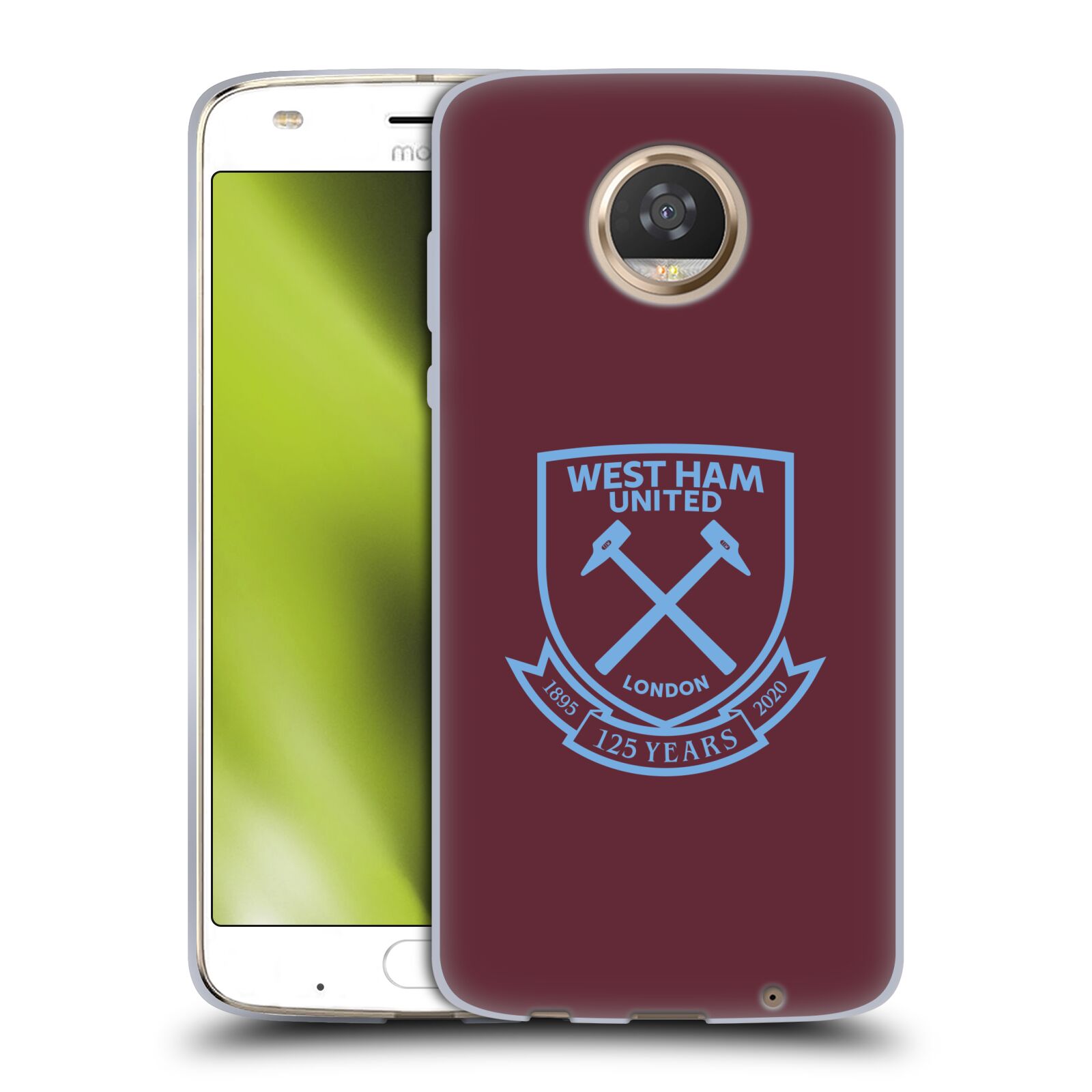 OFFICIAL WEST HAM UNITED FC 125 YEAR ANNIVERSARY GEL CASE FOR MOTOROLA PHONES - Picture 12 of 18