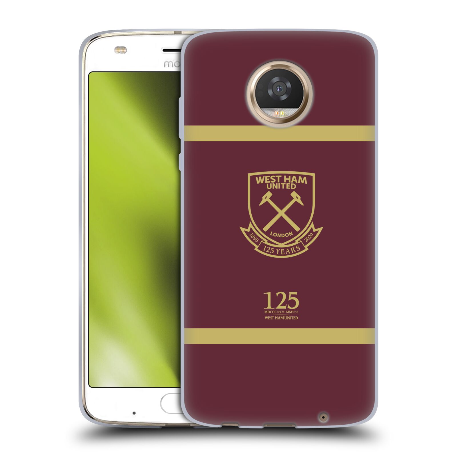 OFFICIAL WEST HAM UNITED FC 125 YEAR ANNIVERSARY GEL CASE FOR MOTOROLA PHONES - Picture 14 of 18