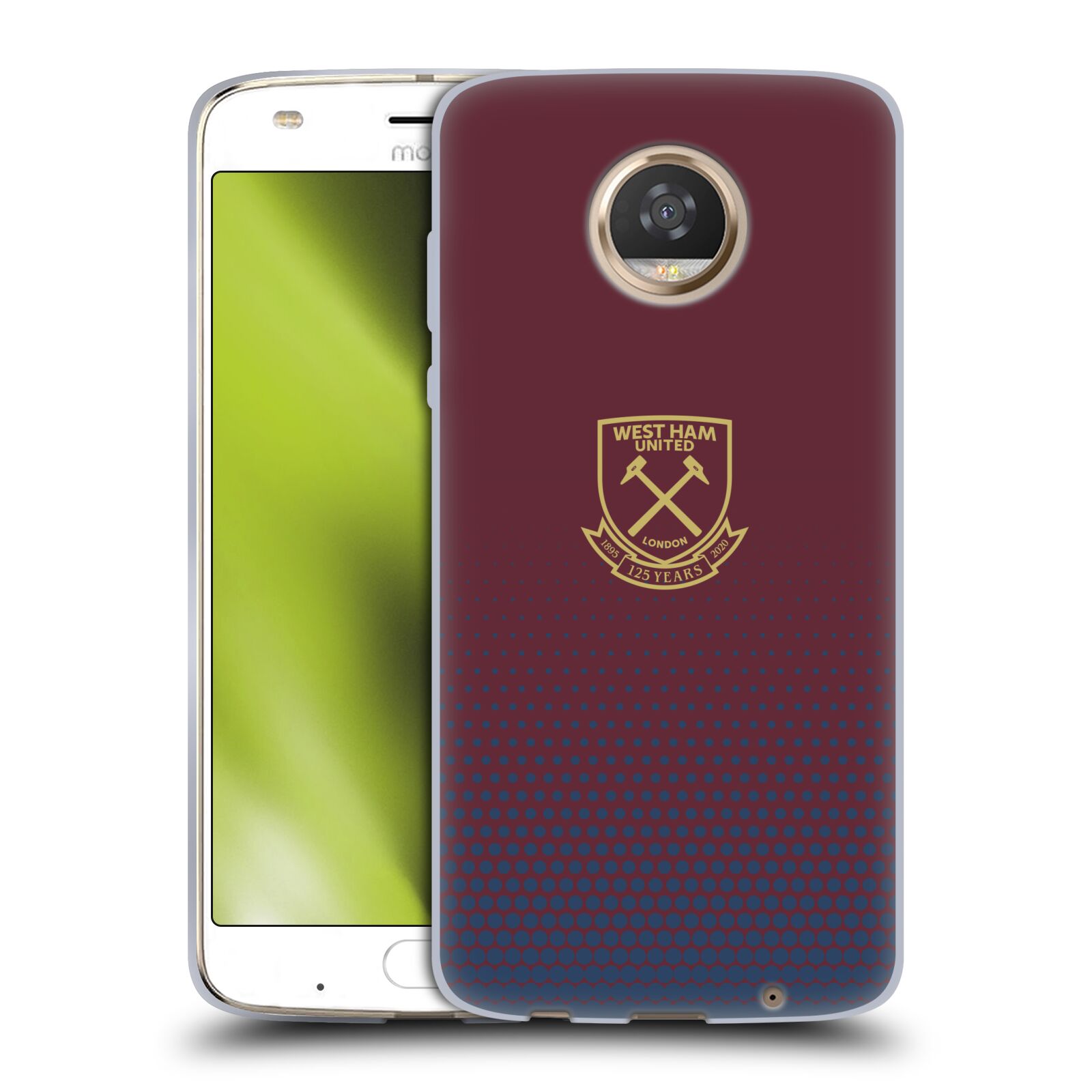 OFFICIAL WEST HAM UNITED FC 125 YEAR ANNIVERSARY GEL CASE FOR MOTOROLA PHONES - Picture 15 of 18