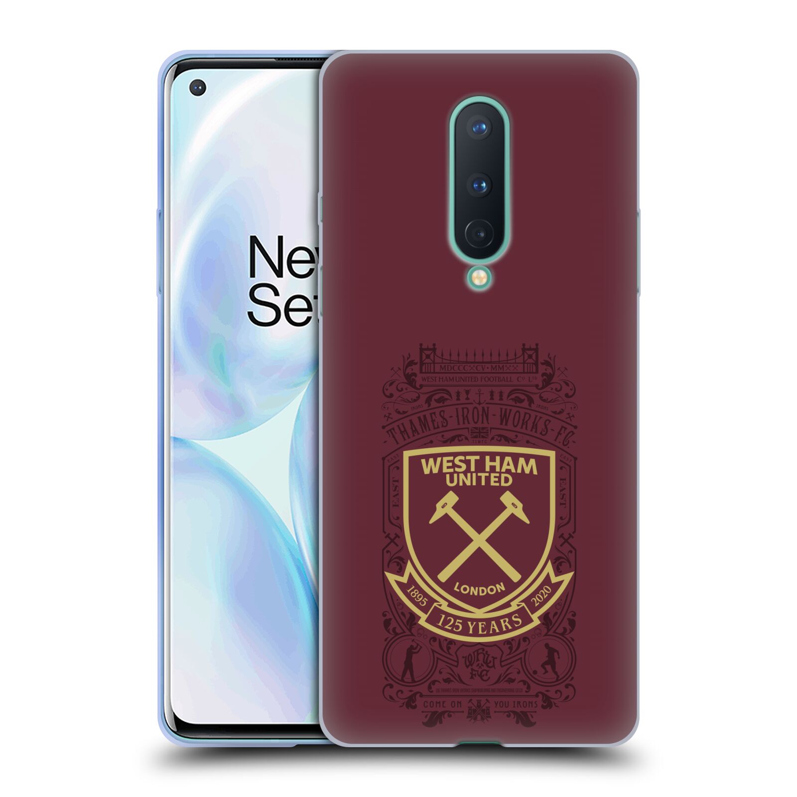 WEST HAM UNITED FC 125 YEAR ANNIVERSARY SOFT GEL CASE FOR GOOGLE ONEPLUS PHONES - Picture 17 of 18