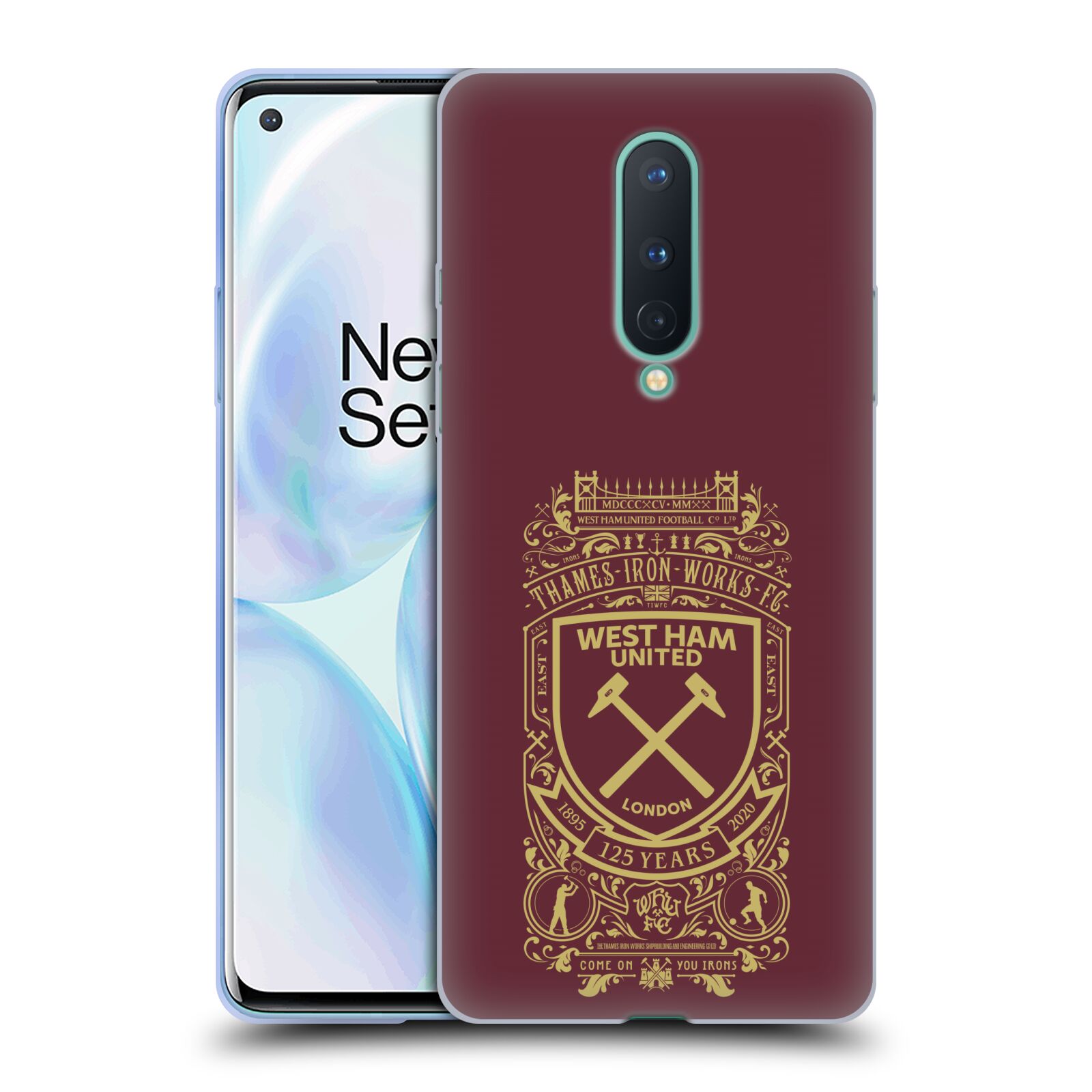 WEST HAM UNITED FC 125 YEAR ANNIVERSARY SOFT GEL CASE FOR GOOGLE ONEPLUS PHONES - Picture 16 of 18