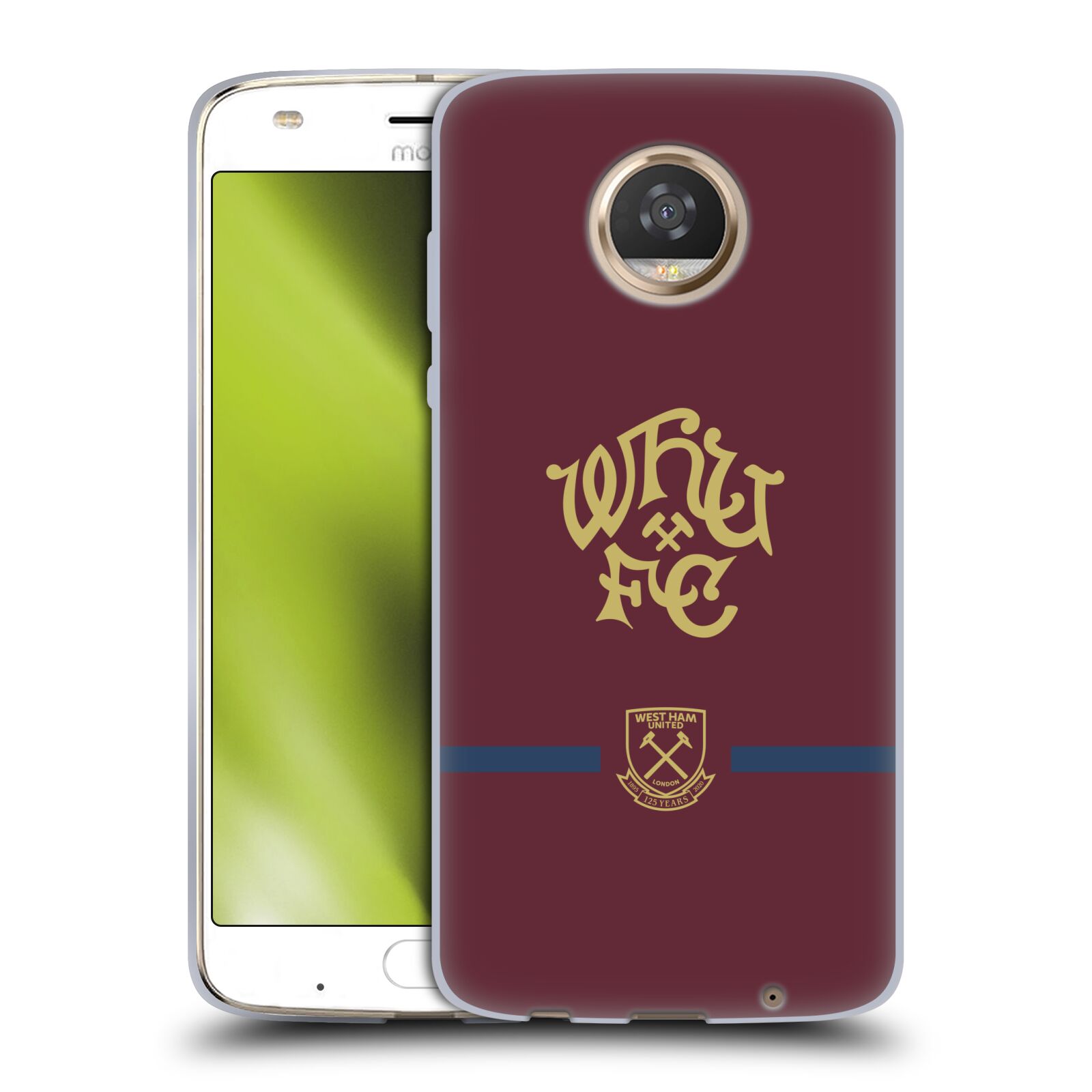OFFICIAL WEST HAM UNITED FC 125 YEAR ANNIVERSARY GEL CASE FOR MOTOROLA PHONES - Picture 18 of 18