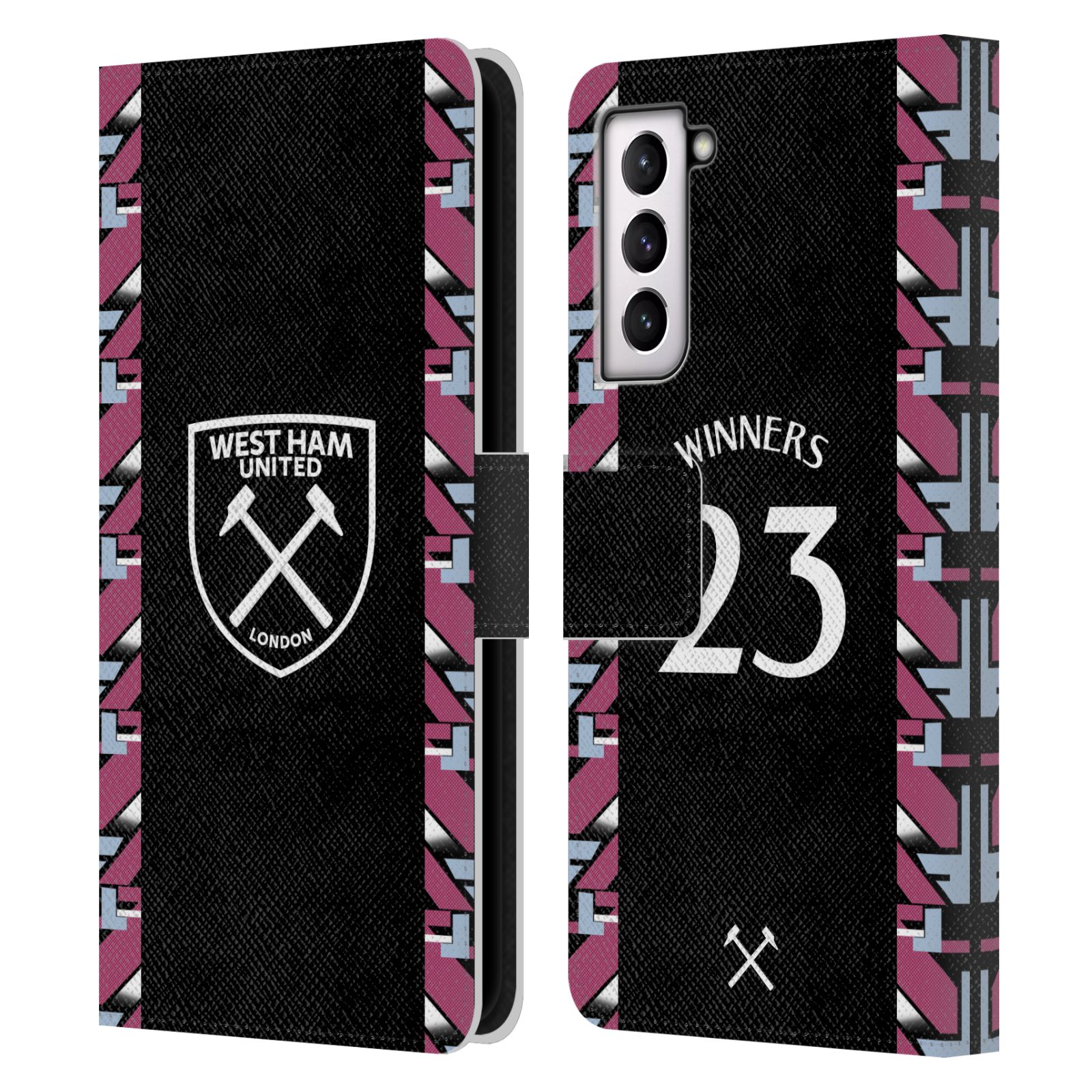 OFFICIAL WEST HAM UNITED FC 2023 WINNERS LEATHER BOOK CASE FOR SAMSUNG PHONES 4 - 第 7/9 張圖片