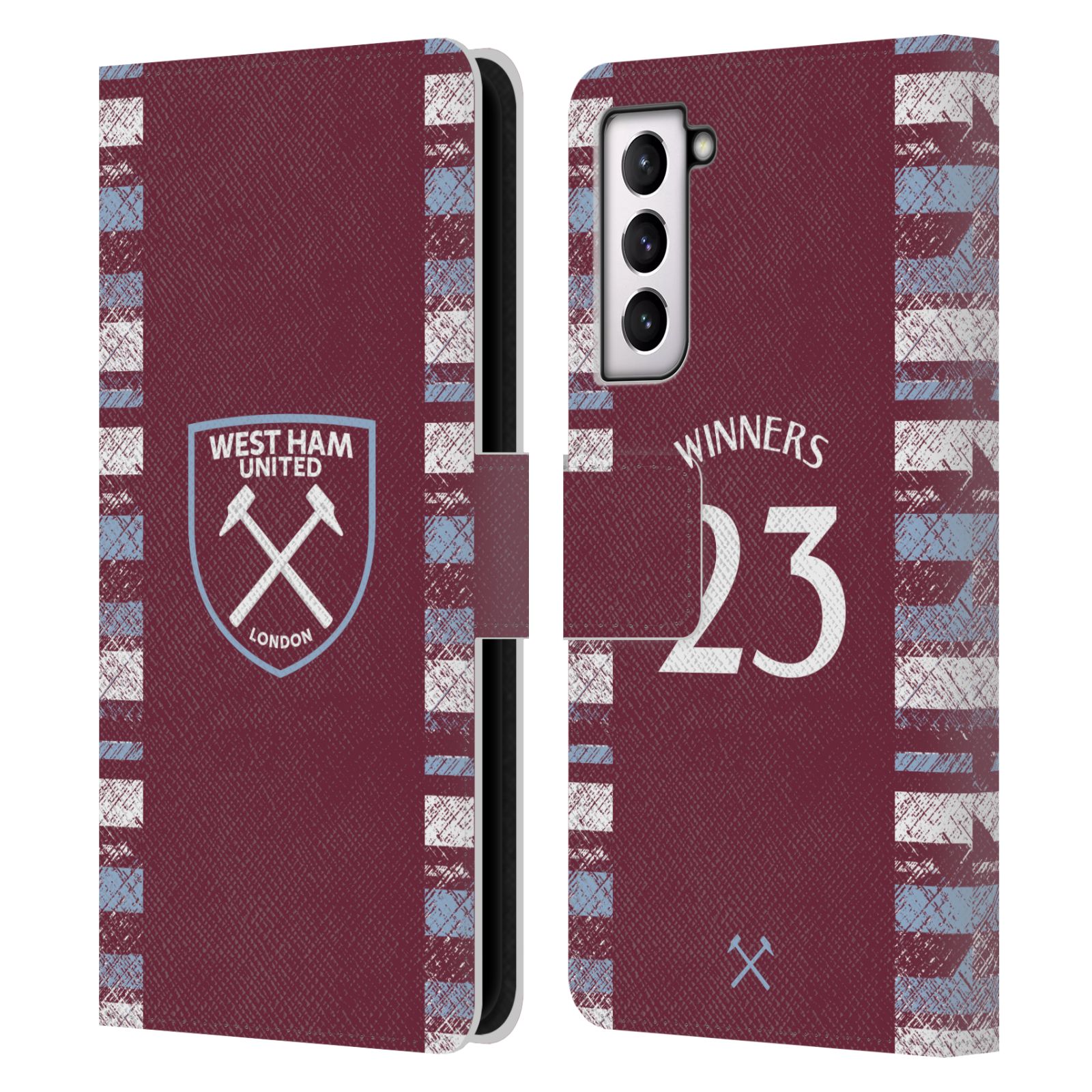 OFFICIAL WEST HAM UNITED FC 2023 WINNERS LEATHER BOOK CASE FOR SAMSUNG PHONES 4 - 第 8/9 張圖片