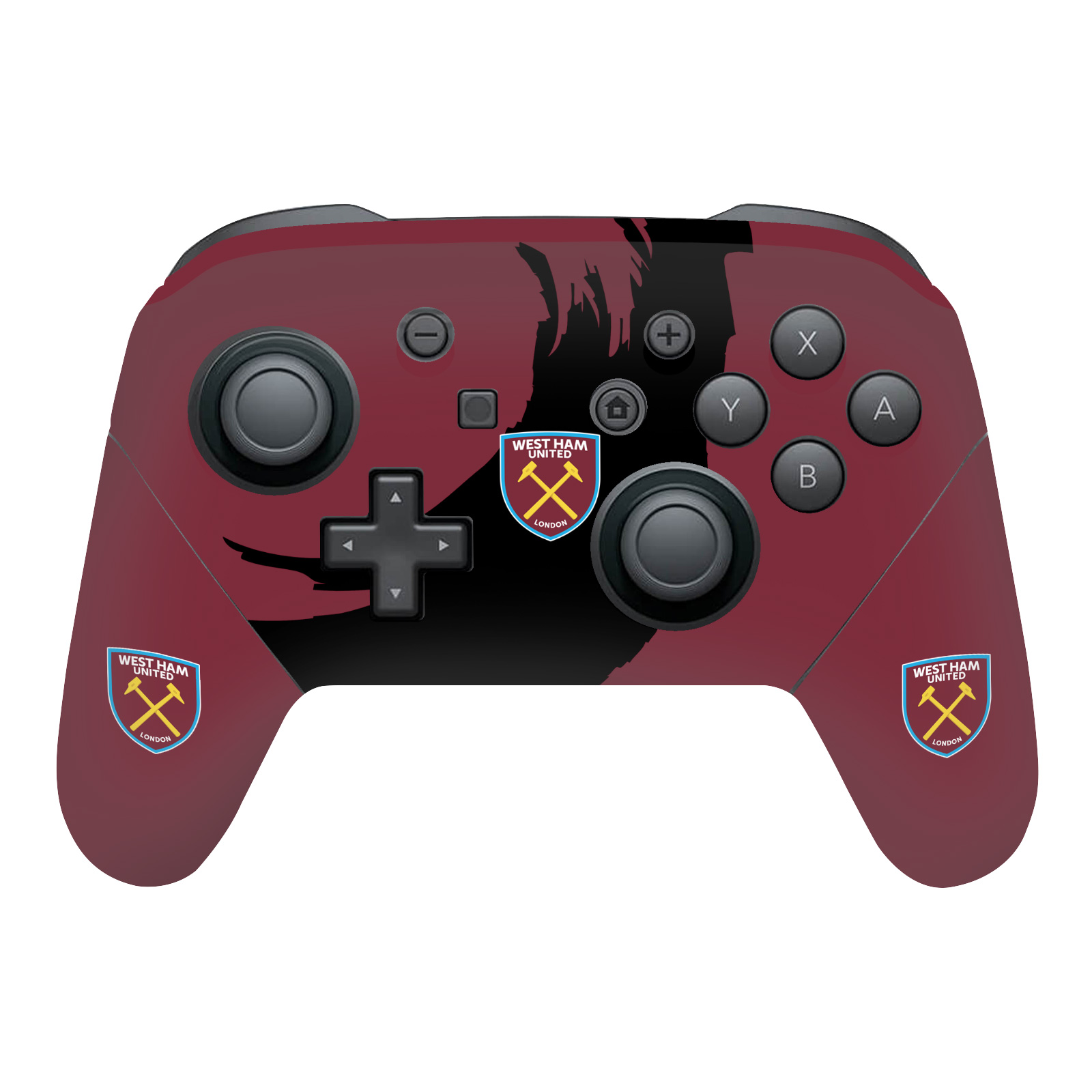 OFFICIAL WEST HAM UNITED FC ART VINYL SKIN FOR NINTENDO SWITCH PRO CONTROLLER - Afbeelding 10 van 10