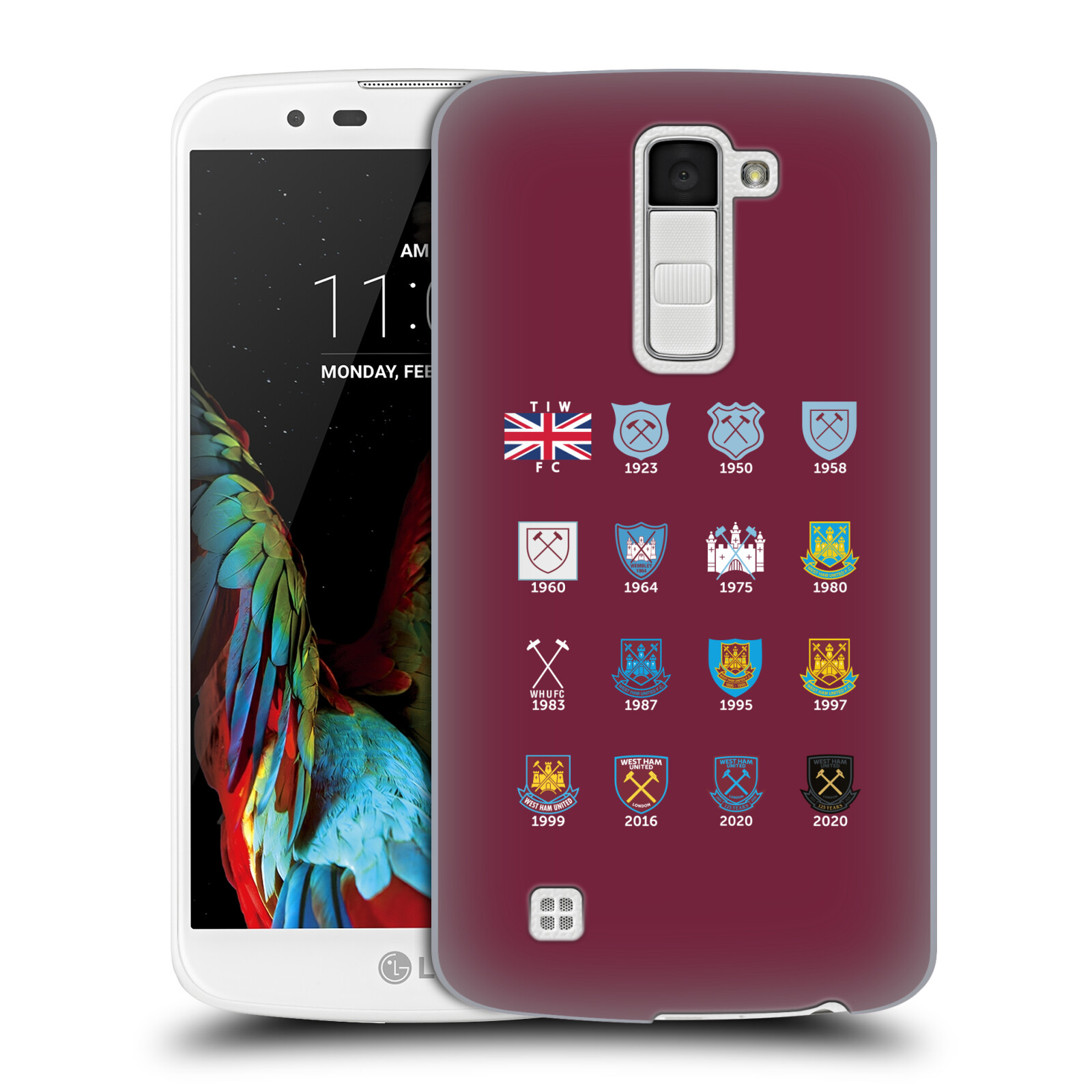 OFFICIAL WEST HAM UNITED FC CREST HISTORY HARD BACK CASE FOR LG PHONES 3 - Imagen 11 de 12