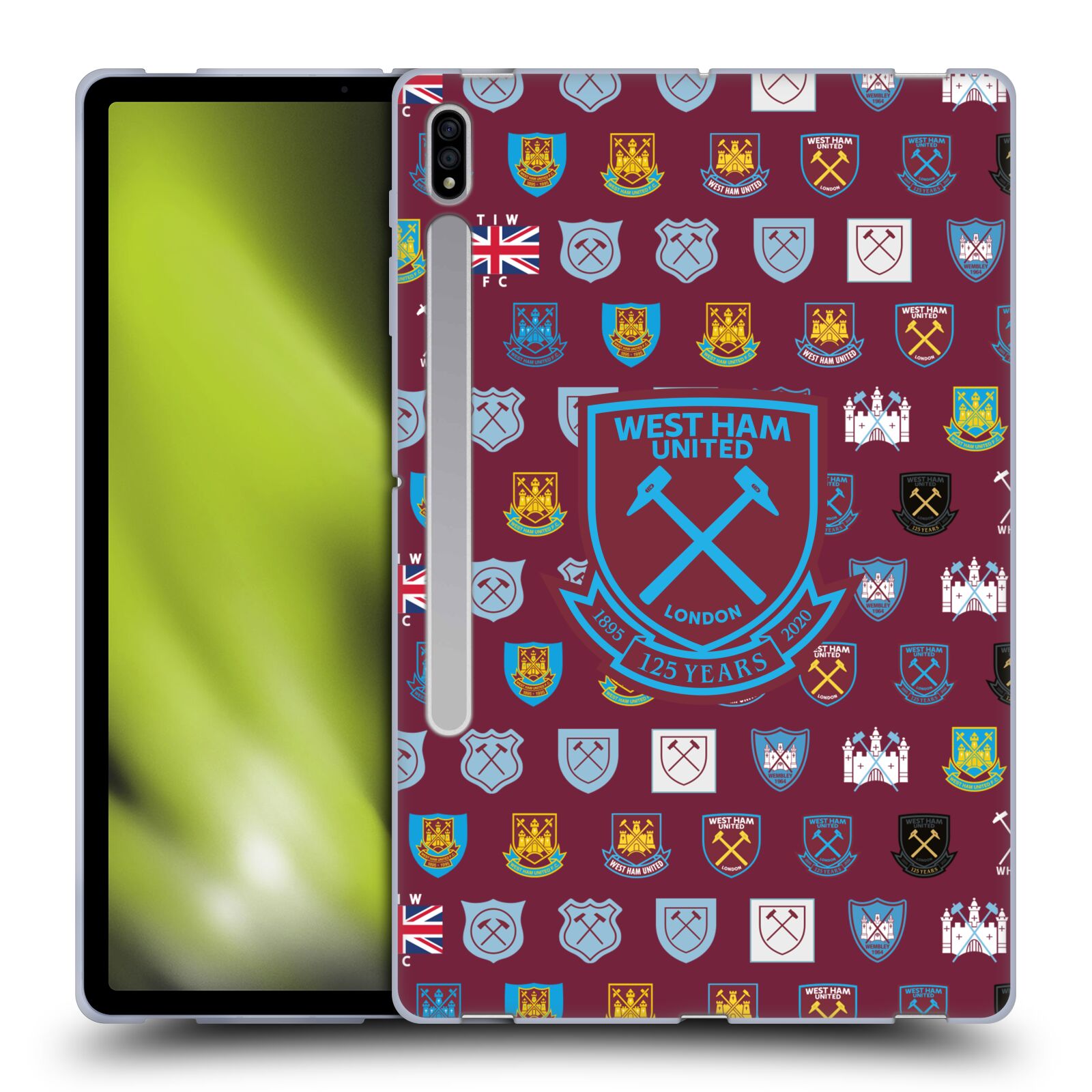 OFFICIAL WEST HAM UNITED FC CREST HISTORY SOFT GEL CASE FOR SAMSUNG TABLETS 1 - Picture 12 of 13