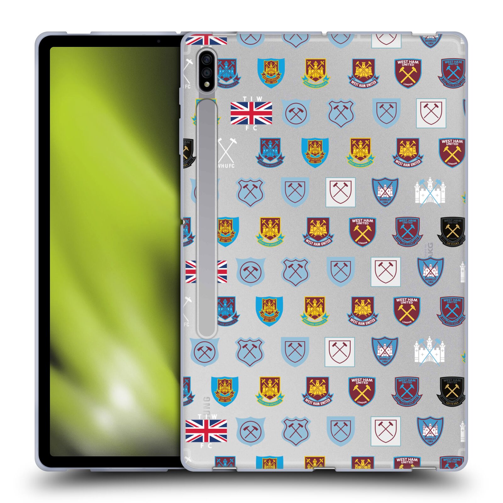 OFFICIAL WEST HAM UNITED FC CREST HISTORY SOFT GEL CASE FOR SAMSUNG TABLETS 1 - Picture 13 of 13