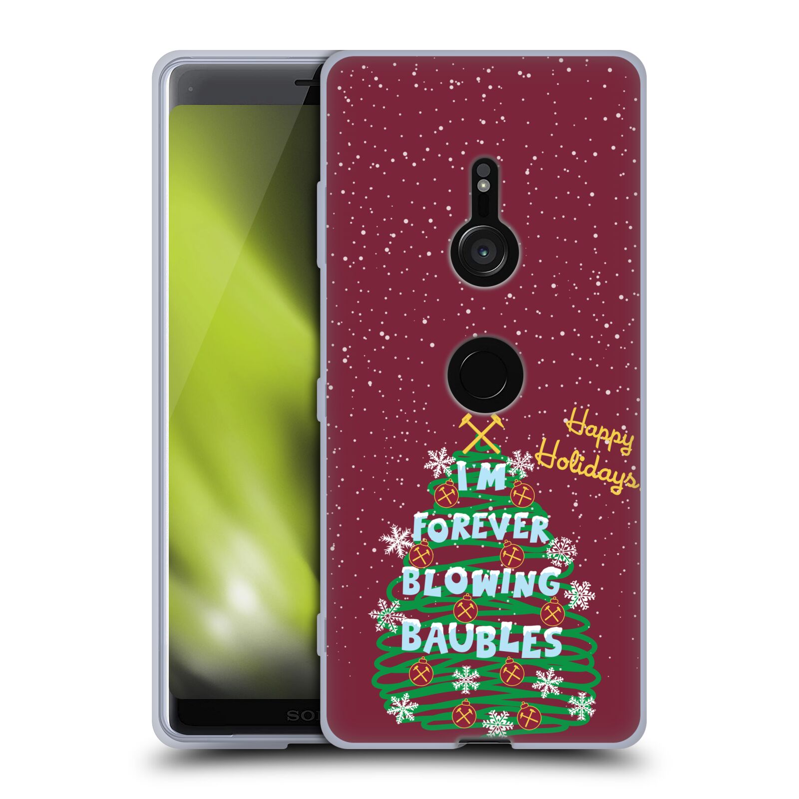 FUNDA OFICIAL WEST HAM UNITED FC NAVIDAD GEL SUAVE PARA TELÉFONOS SONY 1 - Imagen 10 de 12