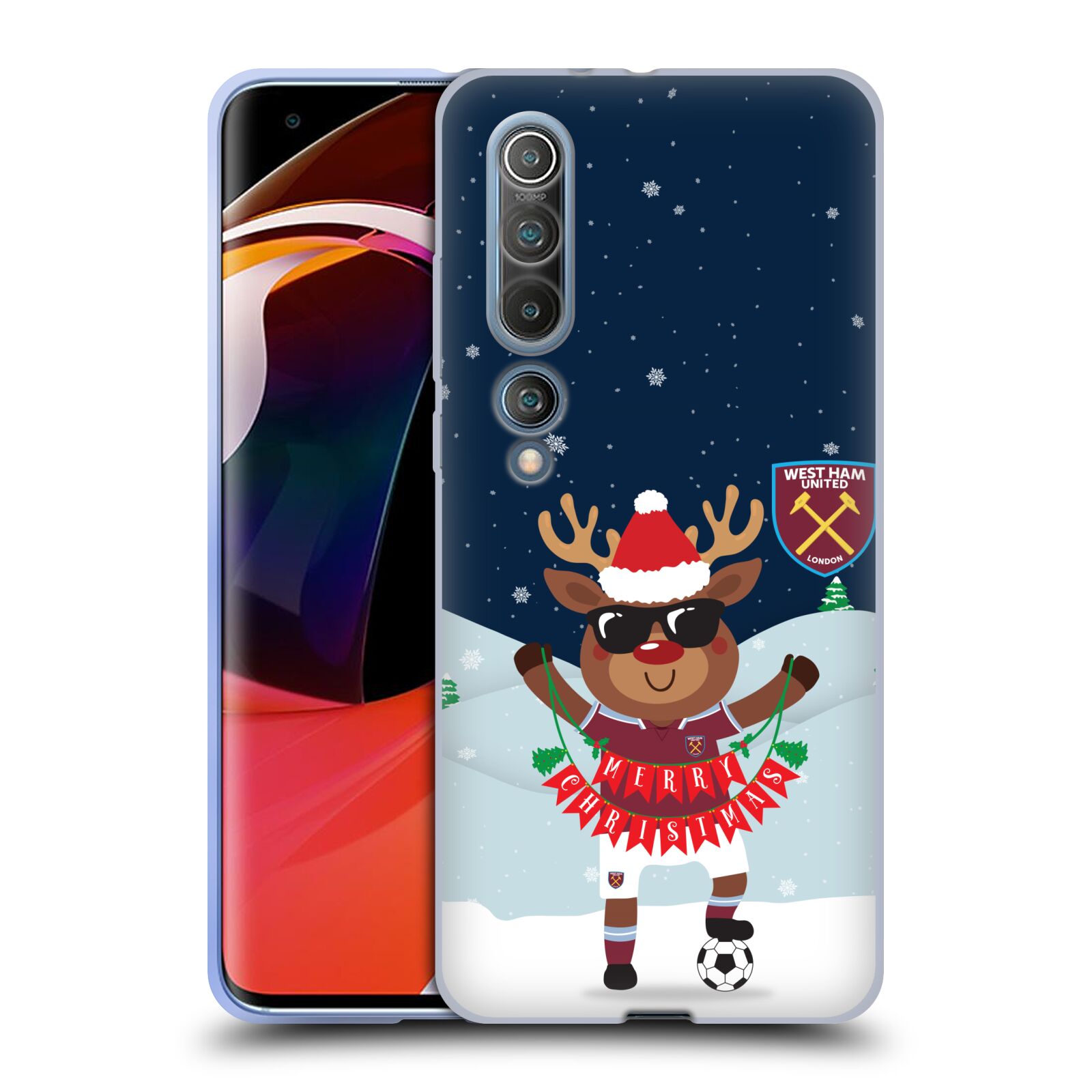 OFFICIAL WEST HAM UNITED FC CHRISTMAS SOFT GEL CASE FOR XIAOMI REDMI PHONES - Picture 11 of 12