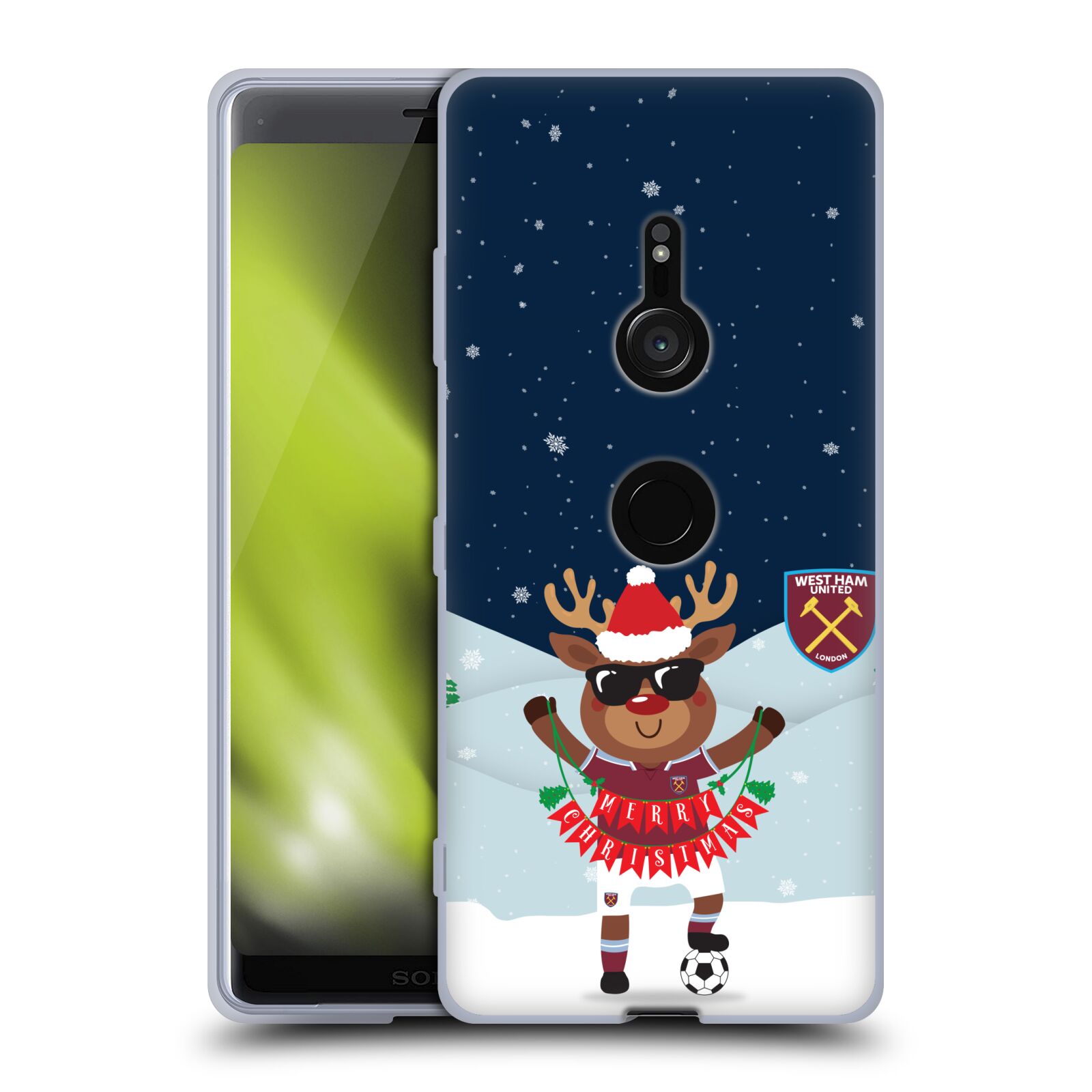 FUNDA OFICIAL WEST HAM UNITED FC NAVIDAD GEL SUAVE PARA TELÉFONOS SONY 1 - Imagen 11 de 12