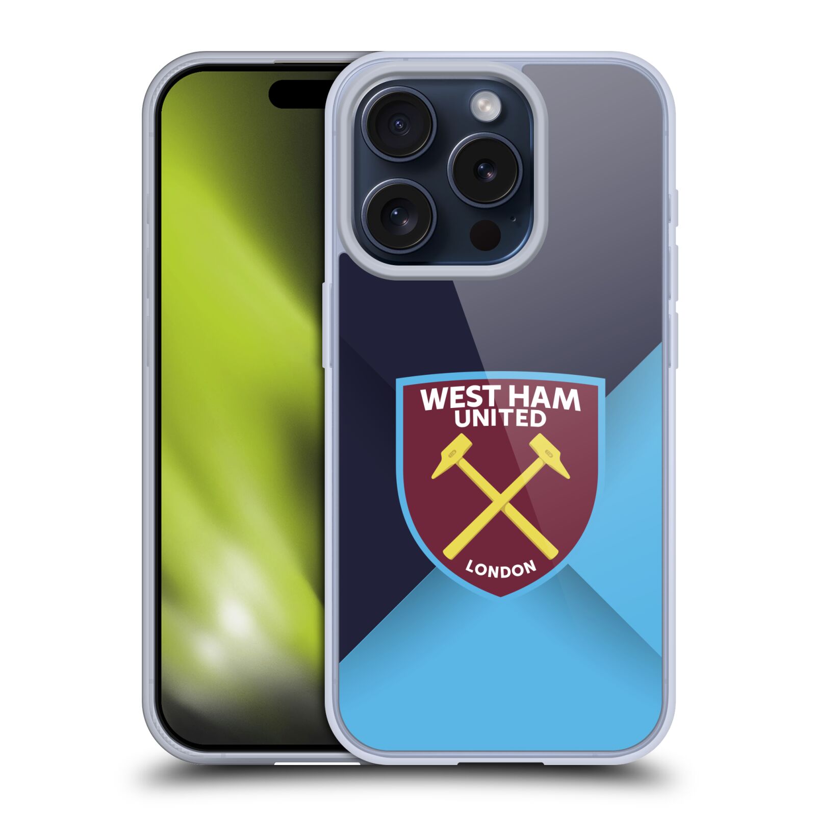 OFFICIAL WEST HAM UNITED FC CREST SOFT GEL CASE FOR APPLE iPHONE PHONES - Picture 8 of 14