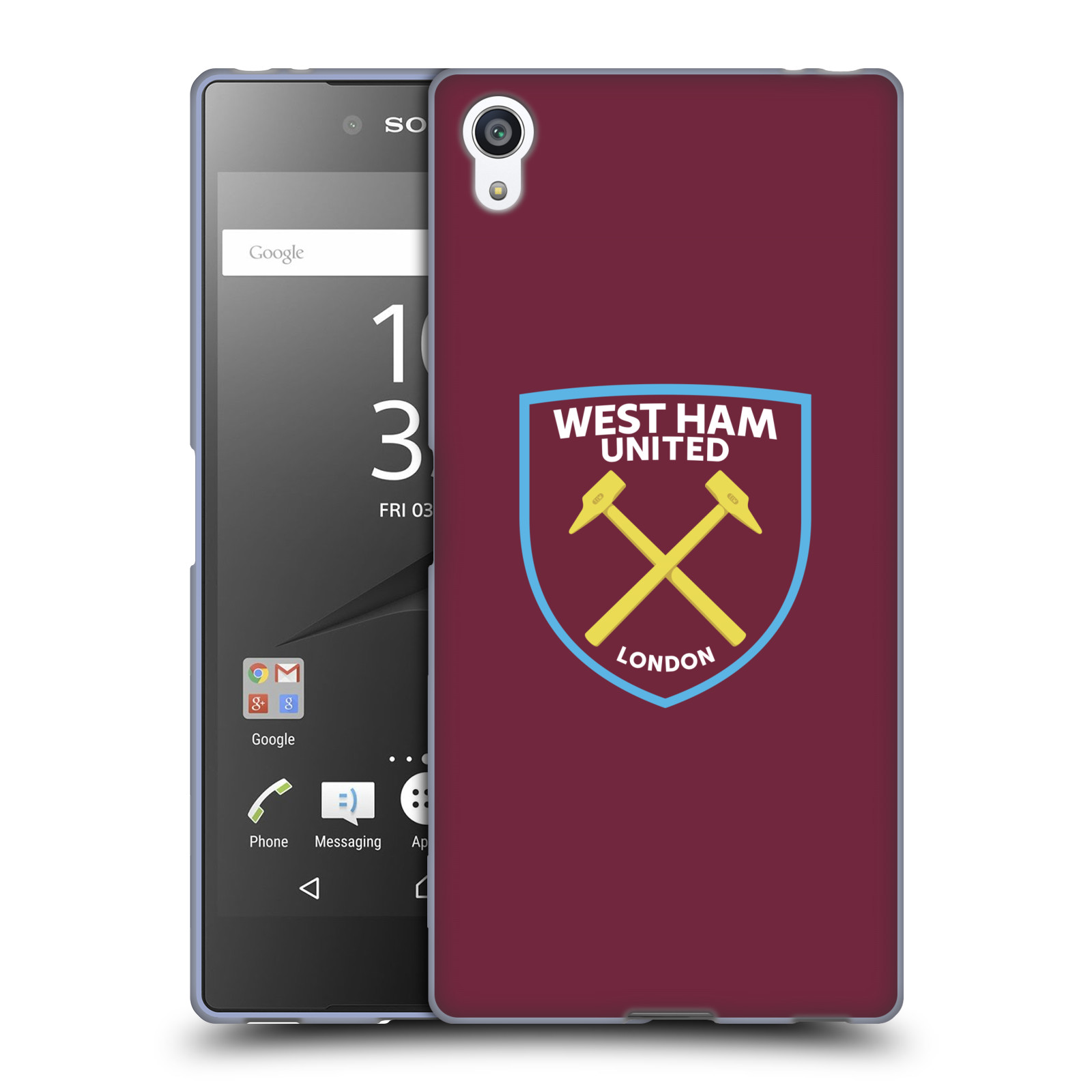 OFFICIAL WEST HAM UNITED FC CREST SOFT GEL CASE FOR SONY PHONES 2 - Picture 9 of 14