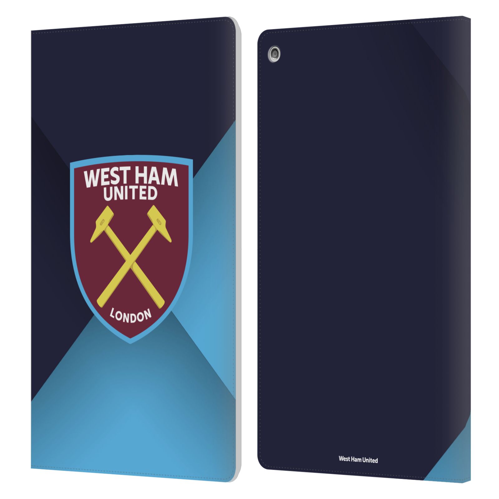 OFFICIAL WEST HAM UNITED FC CREST LEATHER BOOK WALLET CASE COVER FOR AMAZON FIRE - 第 7/13 張圖片