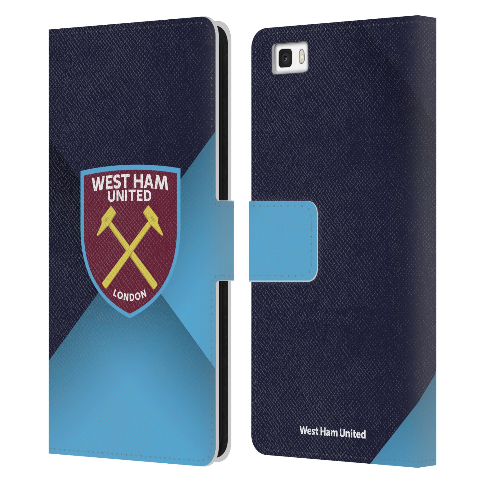 OFFICIAL WEST HAM UNITED FC CREST LEATHER BOOK WALLET CASE FOR HUAWEI PHONES 2 - Imagen 7 de 7