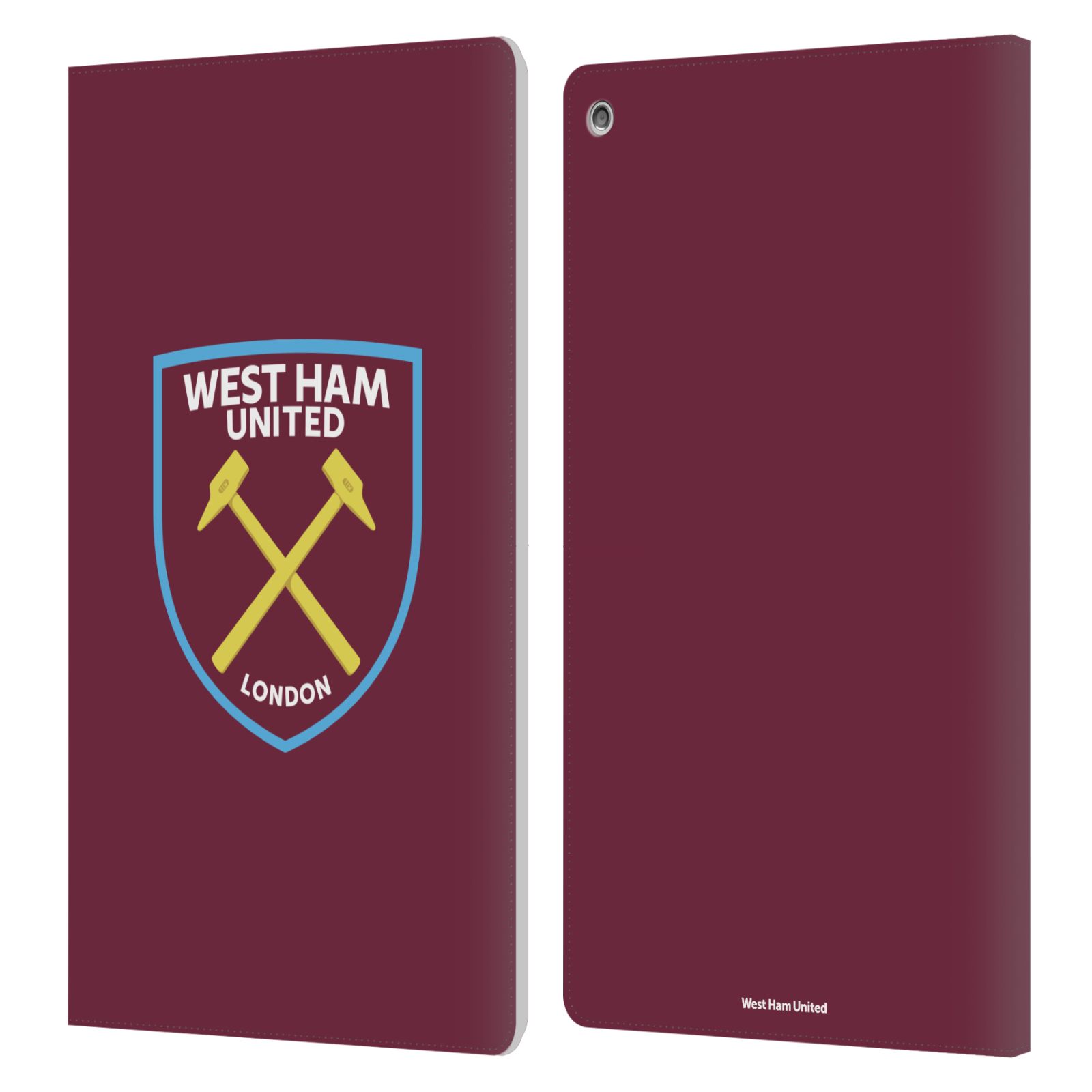 OFFICIAL WEST HAM UNITED FC CREST LEATHER BOOK WALLET CASE COVER FOR AMAZON FIRE - 第 8/13 張圖片