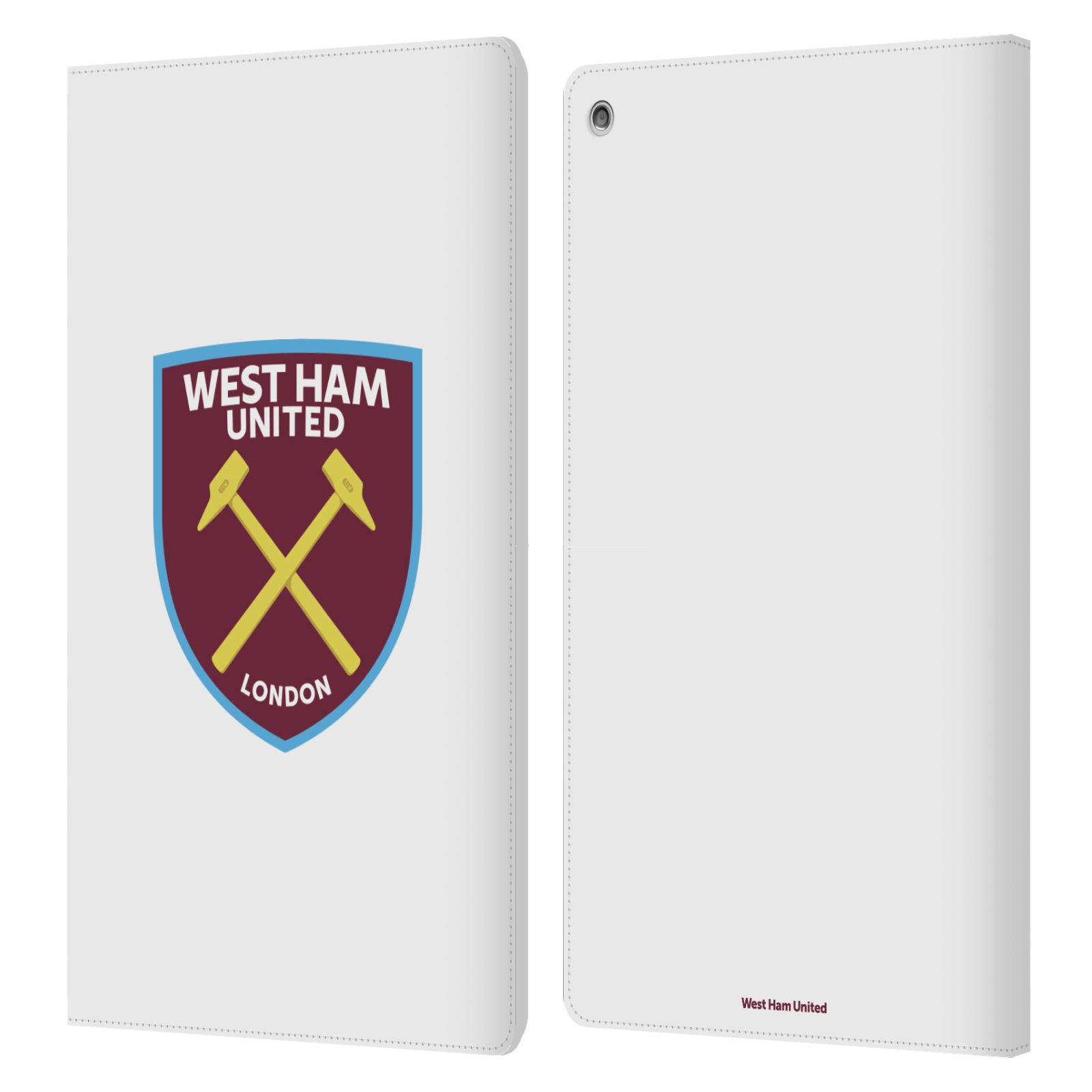 OFFICIAL WEST HAM UNITED FC CREST LEATHER BOOK WALLET CASE COVER FOR AMAZON FIRE - 第 9/13 張圖片