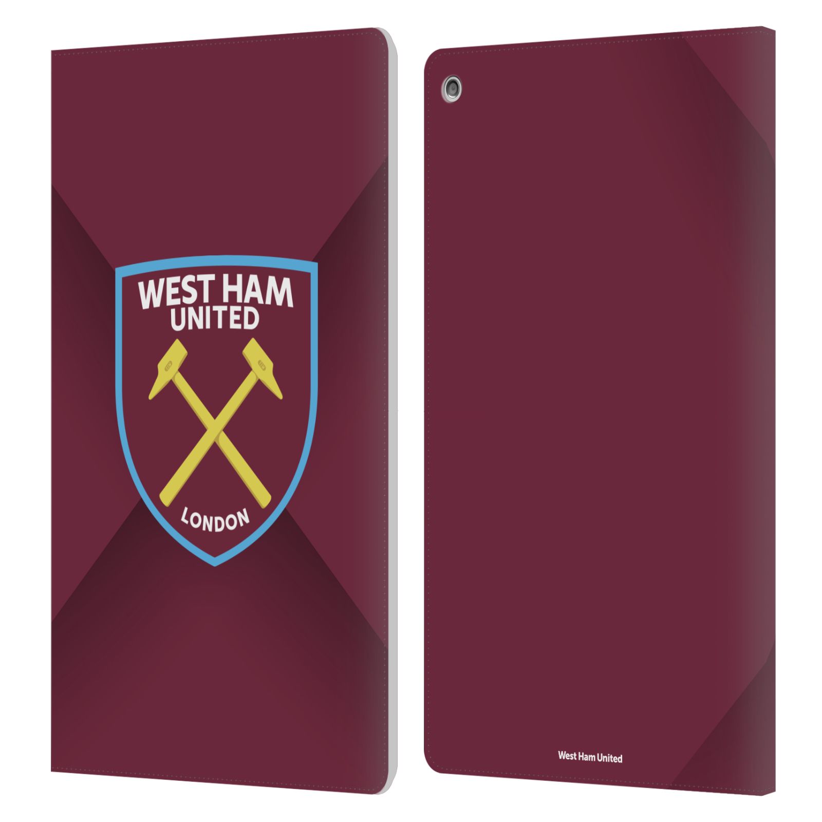 OFFICIAL WEST HAM UNITED FC CREST LEATHER BOOK WALLET CASE COVER FOR AMAZON FIRE - 第 11/13 張圖片