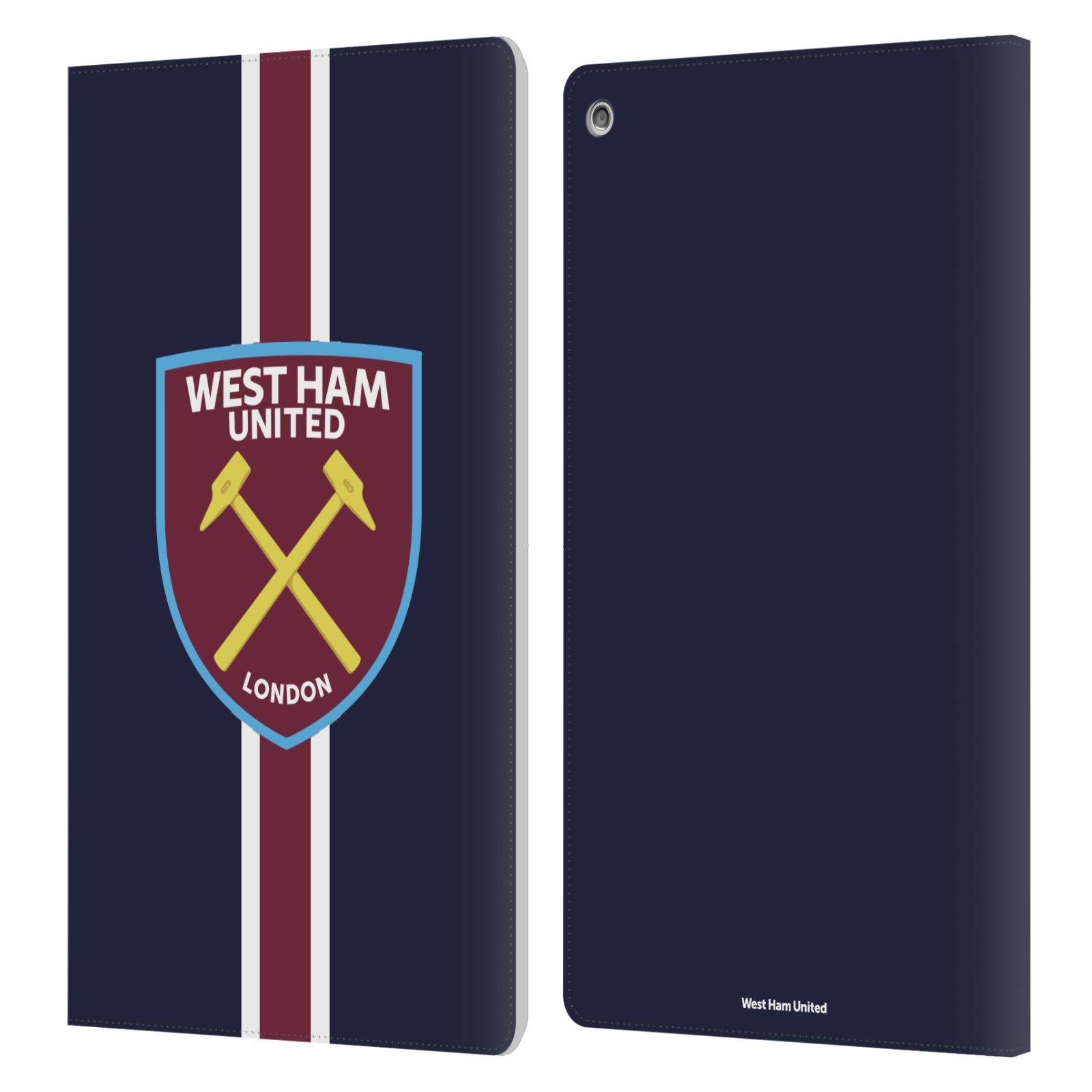 OFFICIAL WEST HAM UNITED FC CREST LEATHER BOOK WALLET CASE COVER FOR AMAZON FIRE - 第 12/13 張圖片