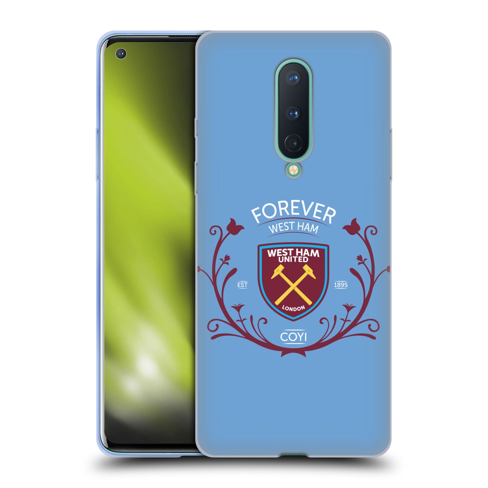 FUNDA DE GEL OFICIAL WEST HAM UNITED FC CREST GRAPHICS PARA TELÉFONOS GOOGLE ONEPLUS - Imagen 9 de 16
