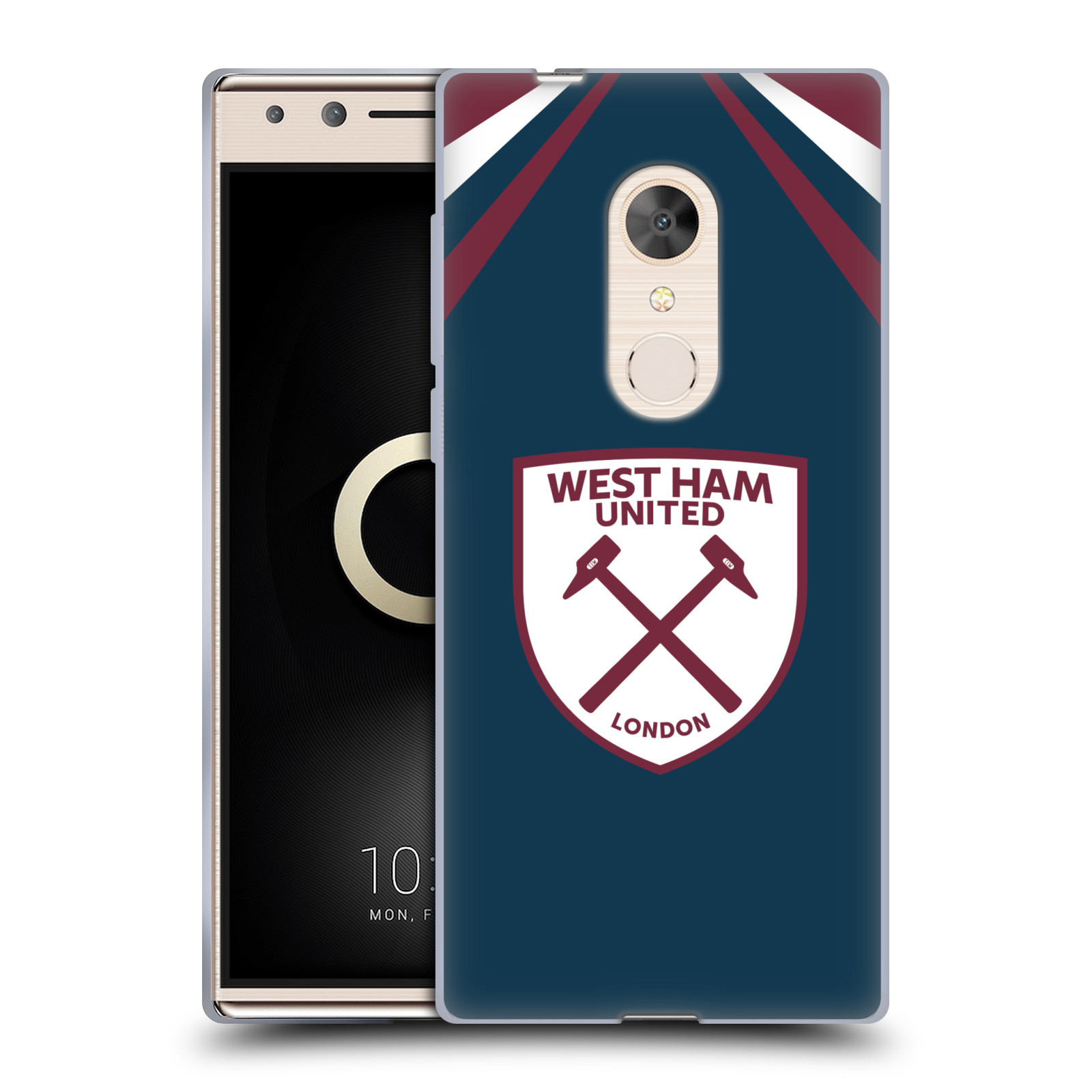 OFFICIAL WEST HAM UNITED FC 2018/19 CREST SOFT GEL CASE FOR ALCATEL PHONES - 第 11/15 張圖片