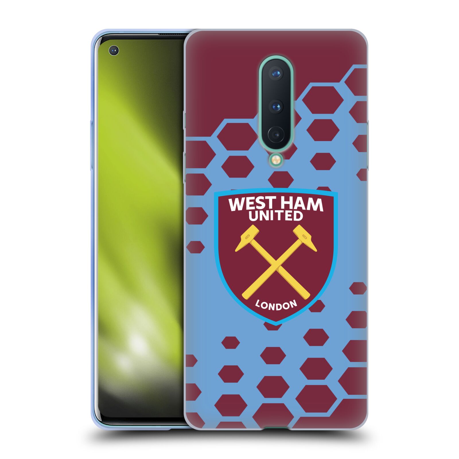 FUNDA DE GEL OFICIAL WEST HAM UNITED FC CREST GRAPHICS PARA TELÉFONOS GOOGLE ONEPLUS - Imagen 12 de 16