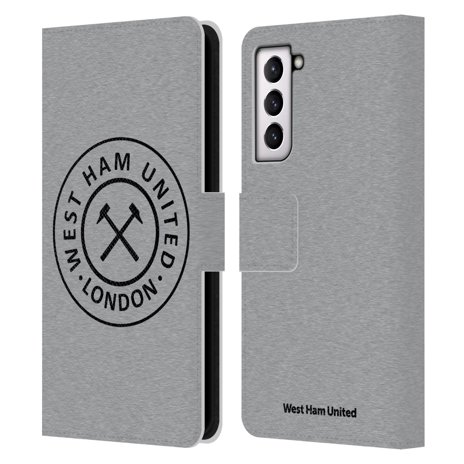 WEST HAM UNITED FC CREST GRAPHICS LEATHER BOOK WALLET CASE FOR SAMSUNG PHONES 4 - Picture 13 of 15