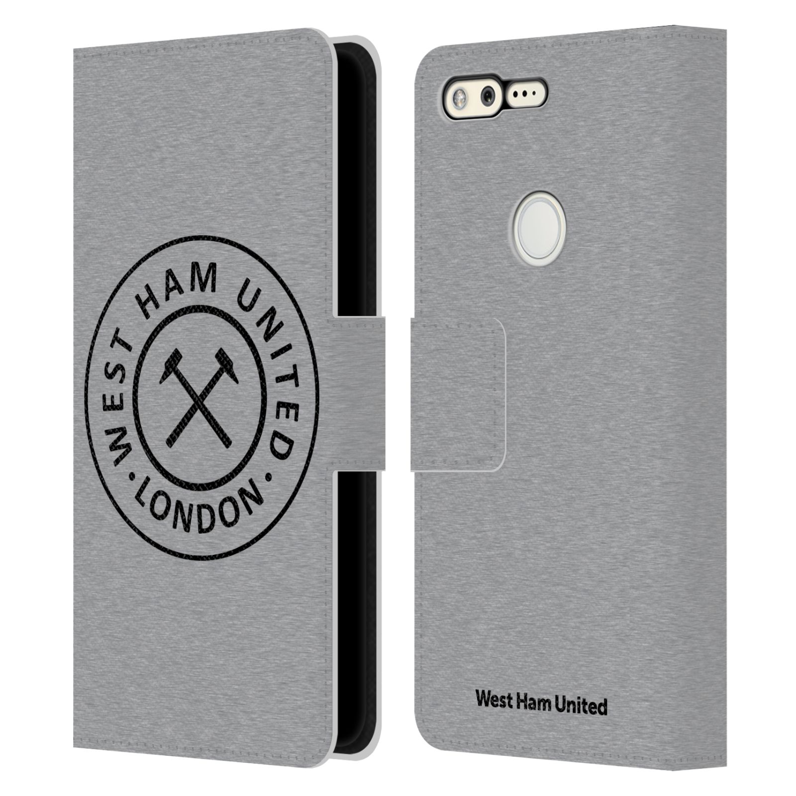 OFFICIAL WEST HAM UNITED FC CREST GRAPHICS LEATHER BOOK CASE FOR GOOGLE PHONES - Picture 13 of 15