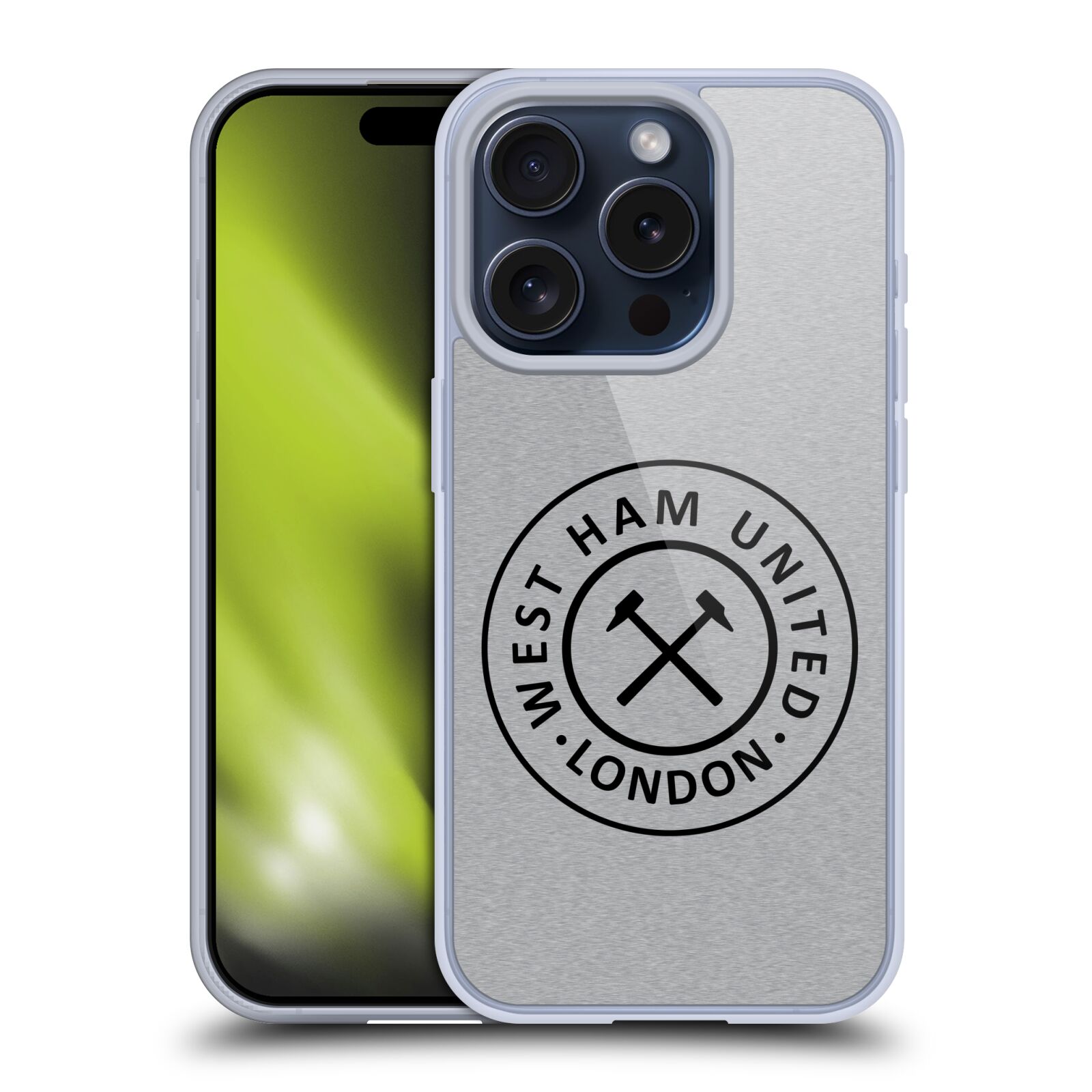 OFFICIAL WEST HAM UNITED FC CREST GRAPHICS SOFT GEL CASE FOR APPLE iPHONE PHONES - Picture 14 of 15