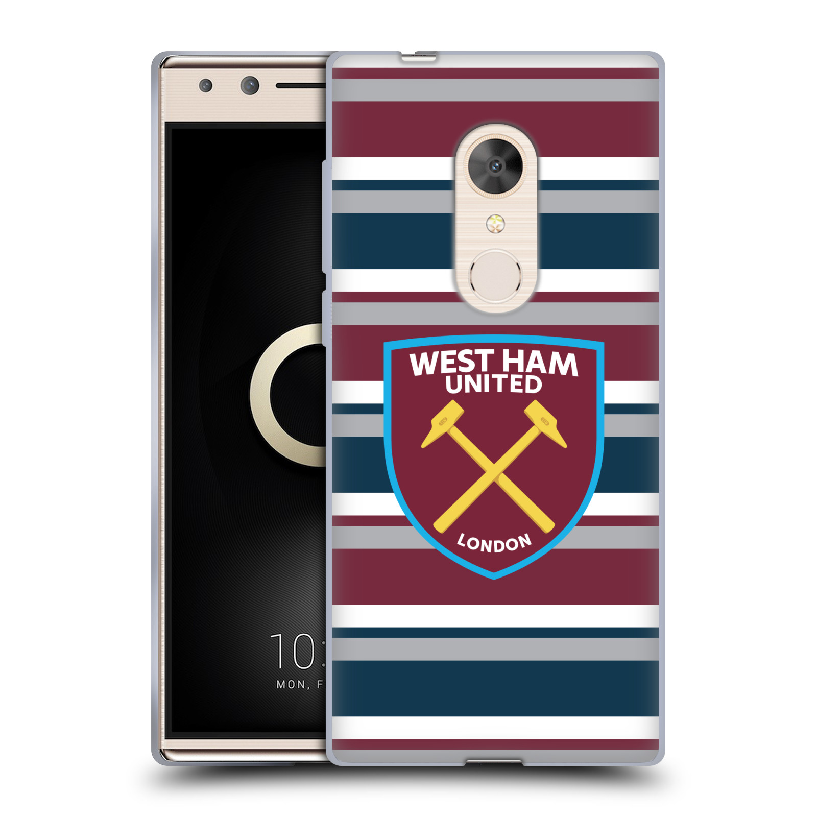 OFFICIAL WEST HAM UNITED FC 2018/19 CREST SOFT GEL CASE FOR ALCATEL PHONES - 第 14/15 張圖片