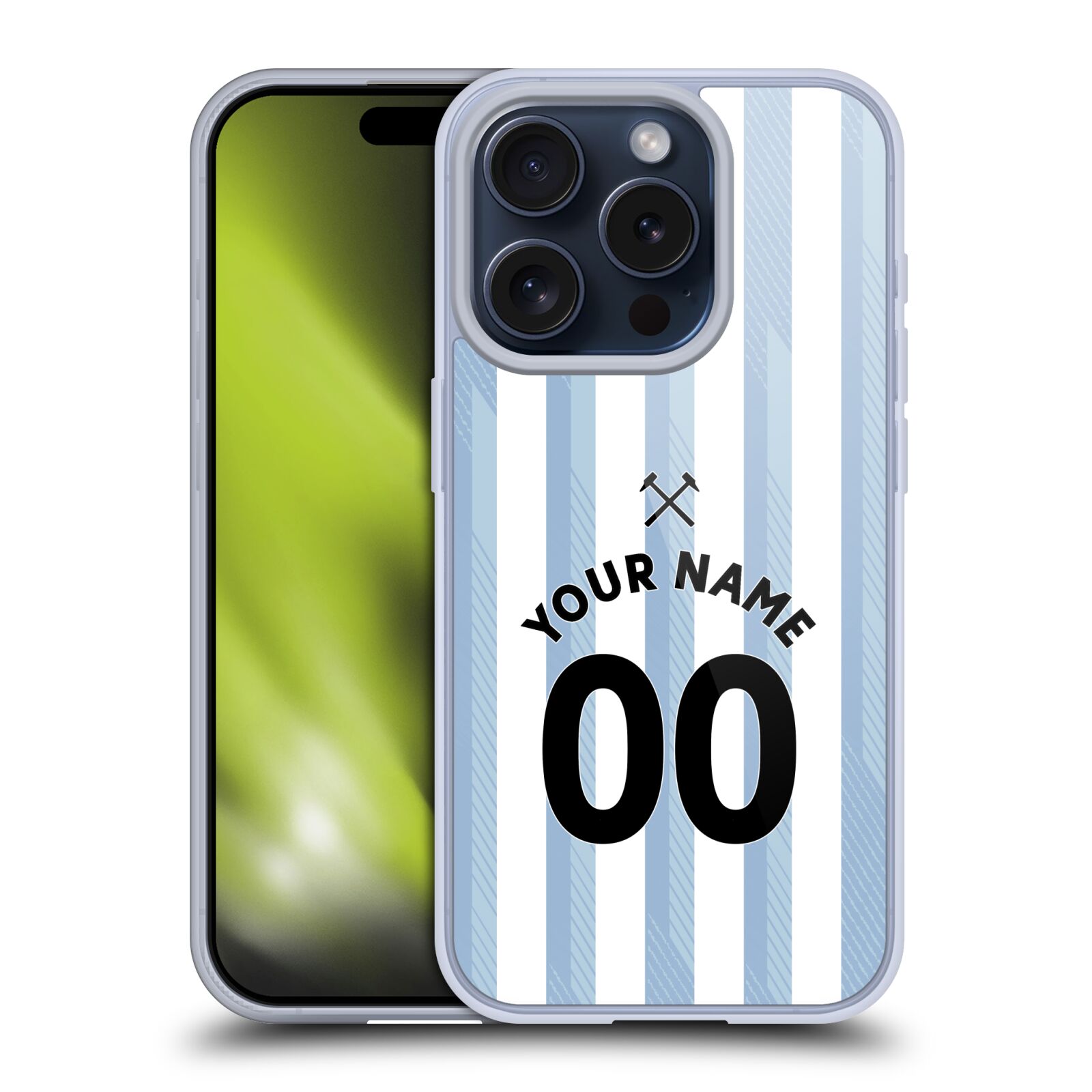 CUSTOM WEST HAM UNITED FC 2021/22 KIT ÉTUI COQUE EN GEL POUR APPLE iPHONE PHONES - Photo 8 sur 9
