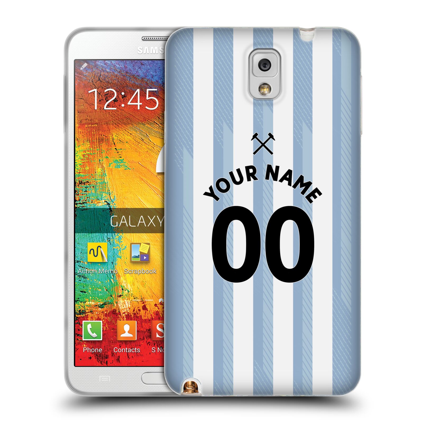 CUSTOM PERSONALIZED WEST HAM UNITED FC 2021/22 KIT GEL CASE FOR SAMSUNG PHONES 2 - Picture 8 of 9