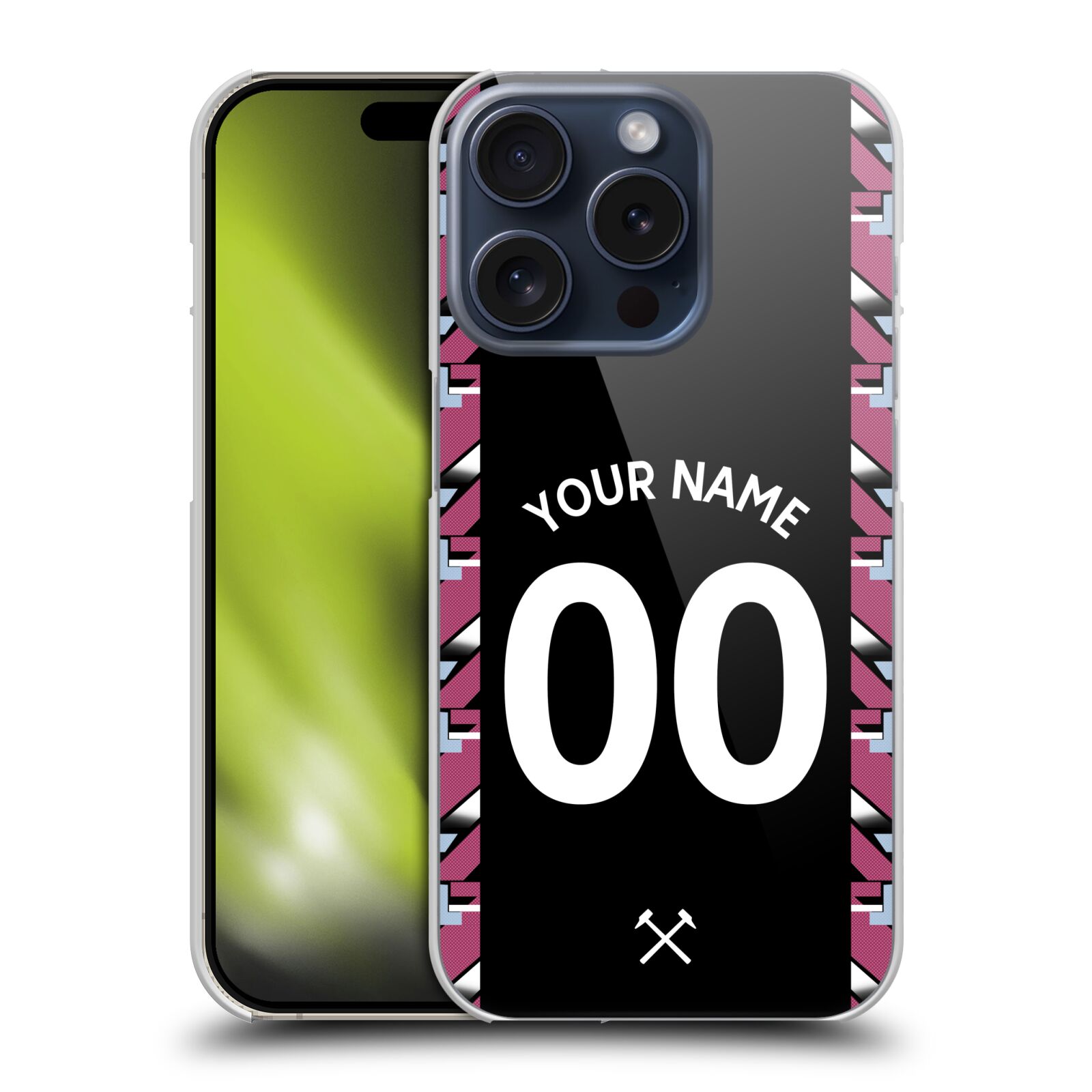 CUSTOM PERSONALIZED WEST HAM UNITED FC 2022/23 KIT CASE FOR APPLE iPHONE PHONES - 第 8/9 張圖片