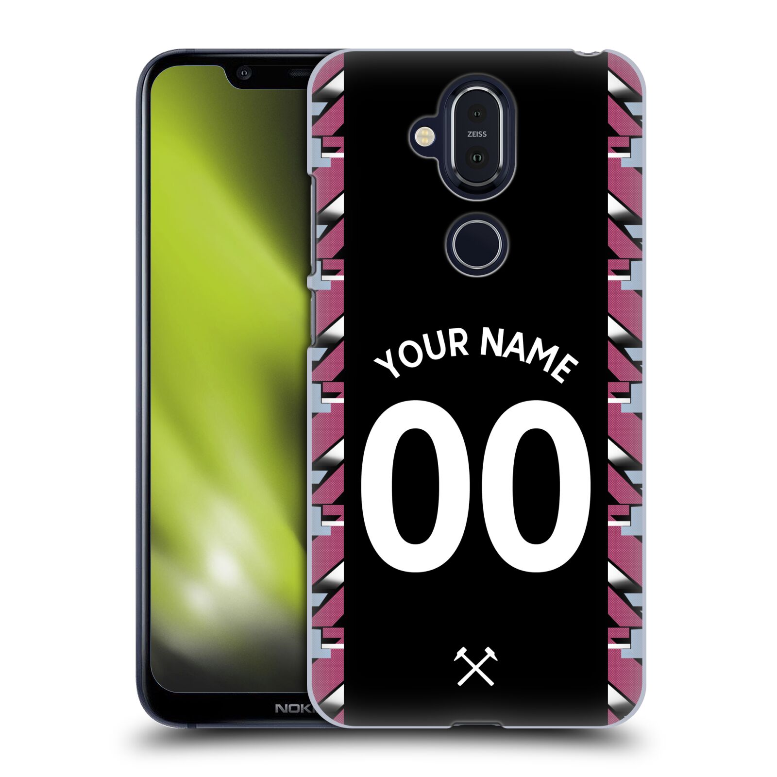 FUNDA TRASERA PERSONALIZADA WEST HAM UNITED FC 2022/23 KIT PARA TELÉFONOS NOKIA 1 - Imagen 8 de 9