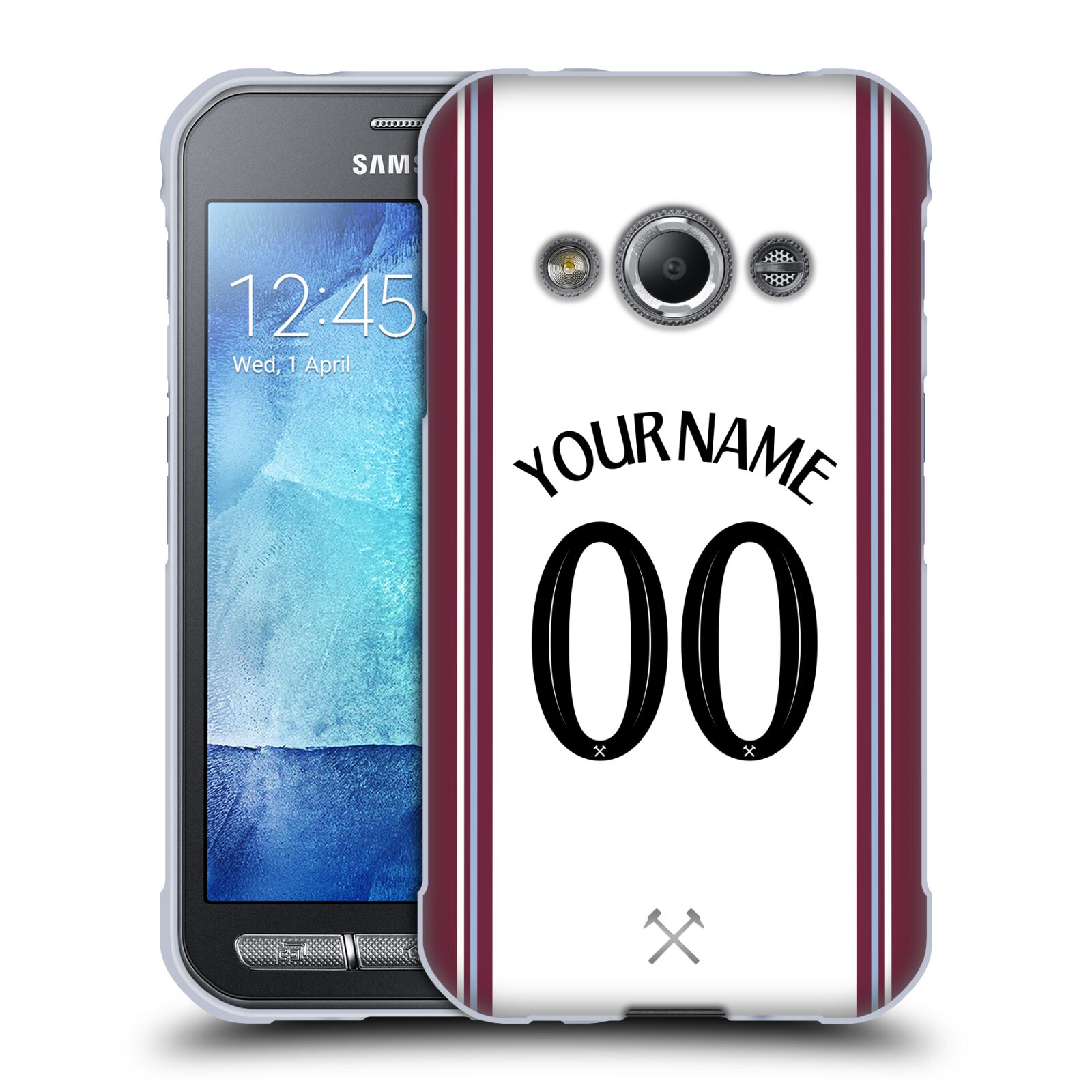 CUSTOM PERSONALISED WEST HAM UNITED FC 2023/24 KIT GEL CASE FOR SAMSUNG PHONES 4 - 第 8/9 張圖片