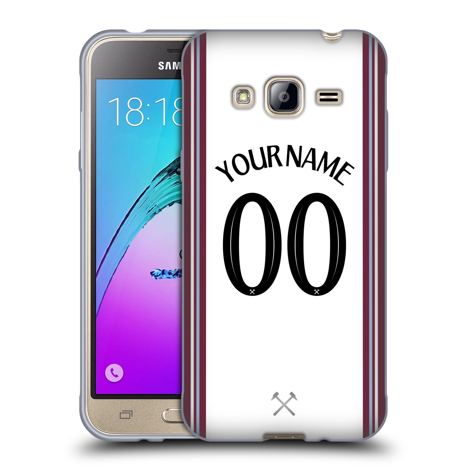KIT DE GEL PERSONALIZADO WEST HAM UNITED FC 2023/24 PARA TELÉFONOS SAMSUNG 3 - Imagen 8 de 9