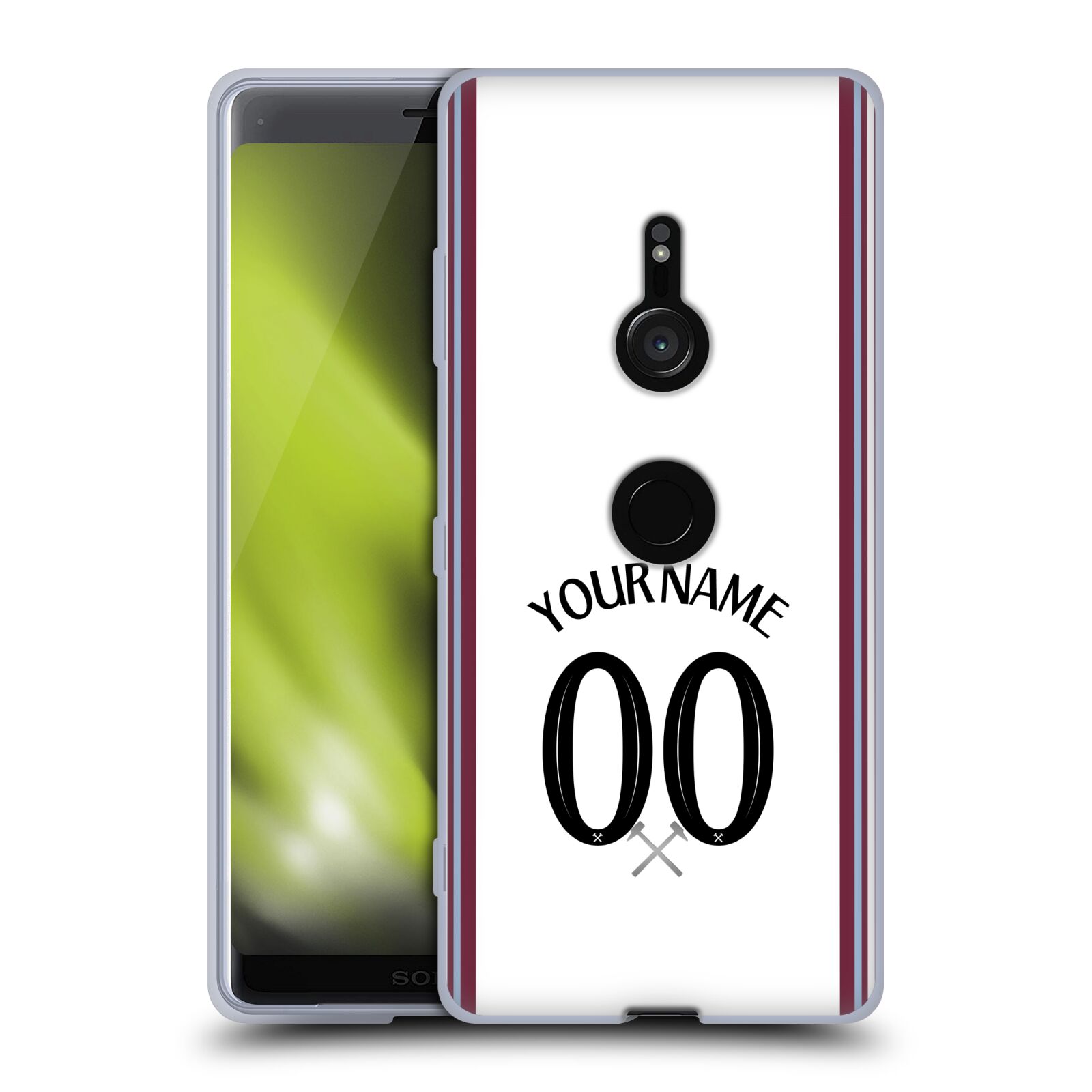 CUSTOM PERSONALISED WEST HAM UNITED FC 2023/24 KIT GEL CASE FOR SONY PHONES 1 - 第 8/9 張圖片