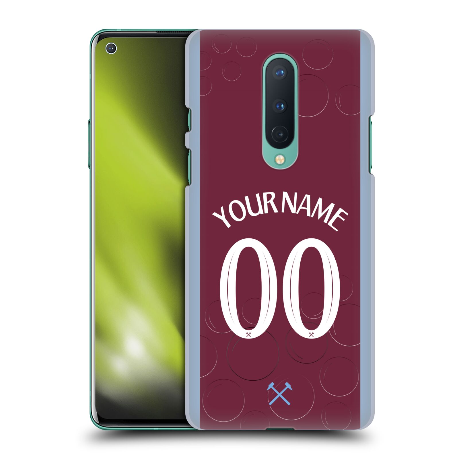 CUSTOM PERSONALISED WEST HAM UNITED FC 2023/24 KIT CASE FOR ONEPLUS ASUS AMAZON - 第 9/9 張圖片
