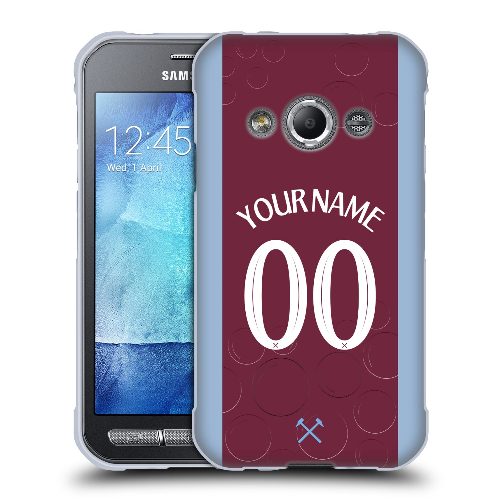 CUSTOM PERSONALISED WEST HAM UNITED FC 2023/24 KIT GEL CASE FOR SAMSUNG PHONES 4 - 第 9/9 張圖片