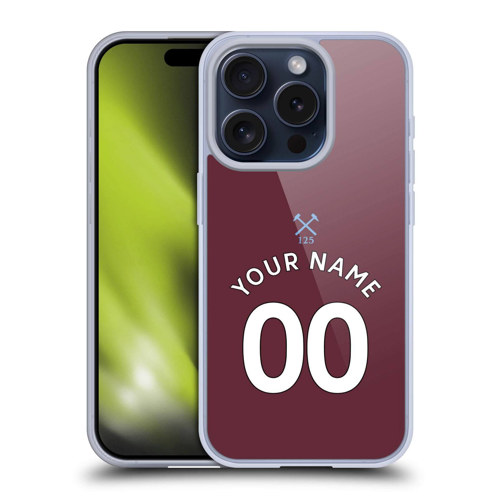 PERSONALIZED WEST HAM UNITED FC 2020/21 KIT GEL CASE FOR APPLE iPHONE PHONES - Picture 8 of 8